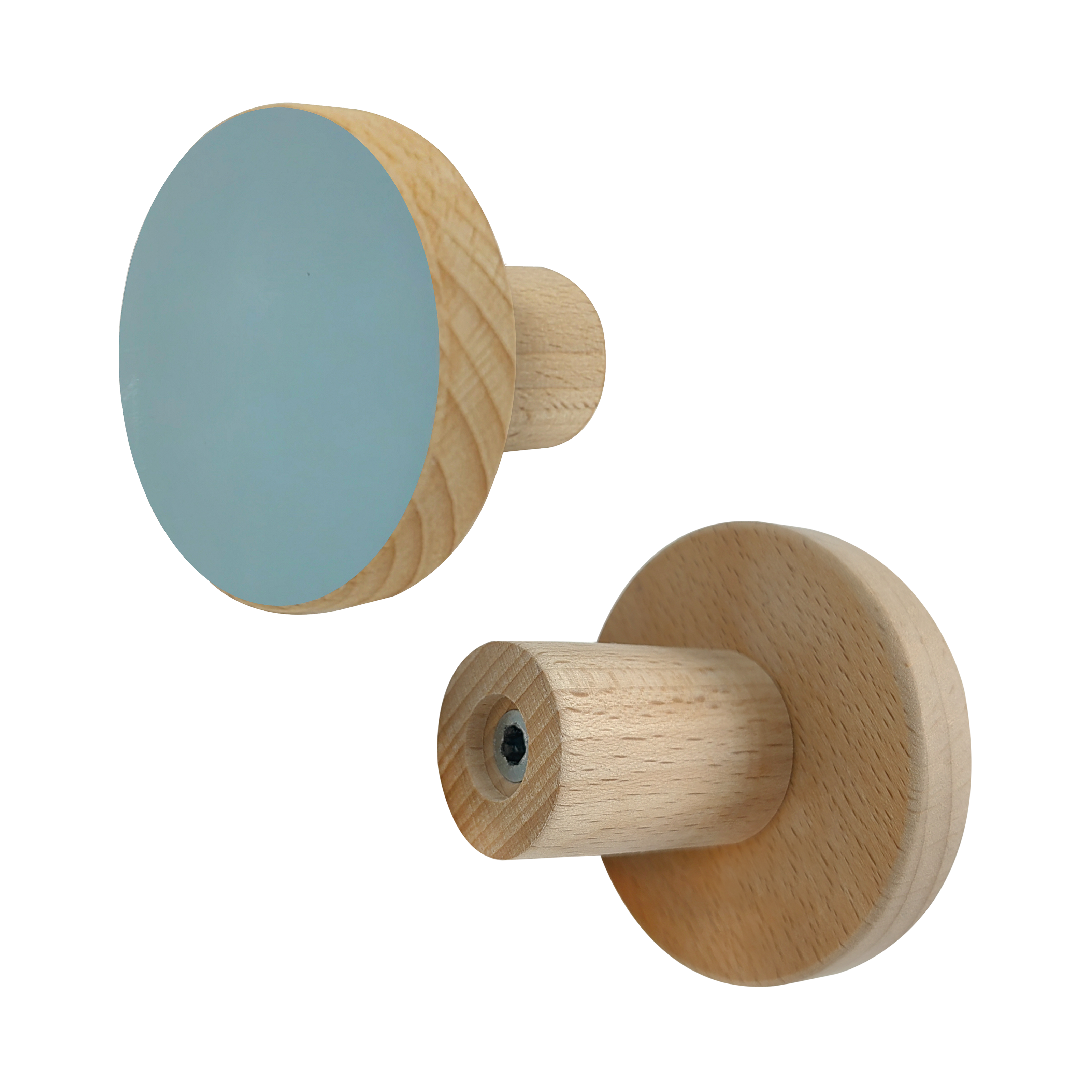 Вешалка настенная Rondo Aqua 1 крючок 6.3x6.1x4.7 см цвет синий - 3