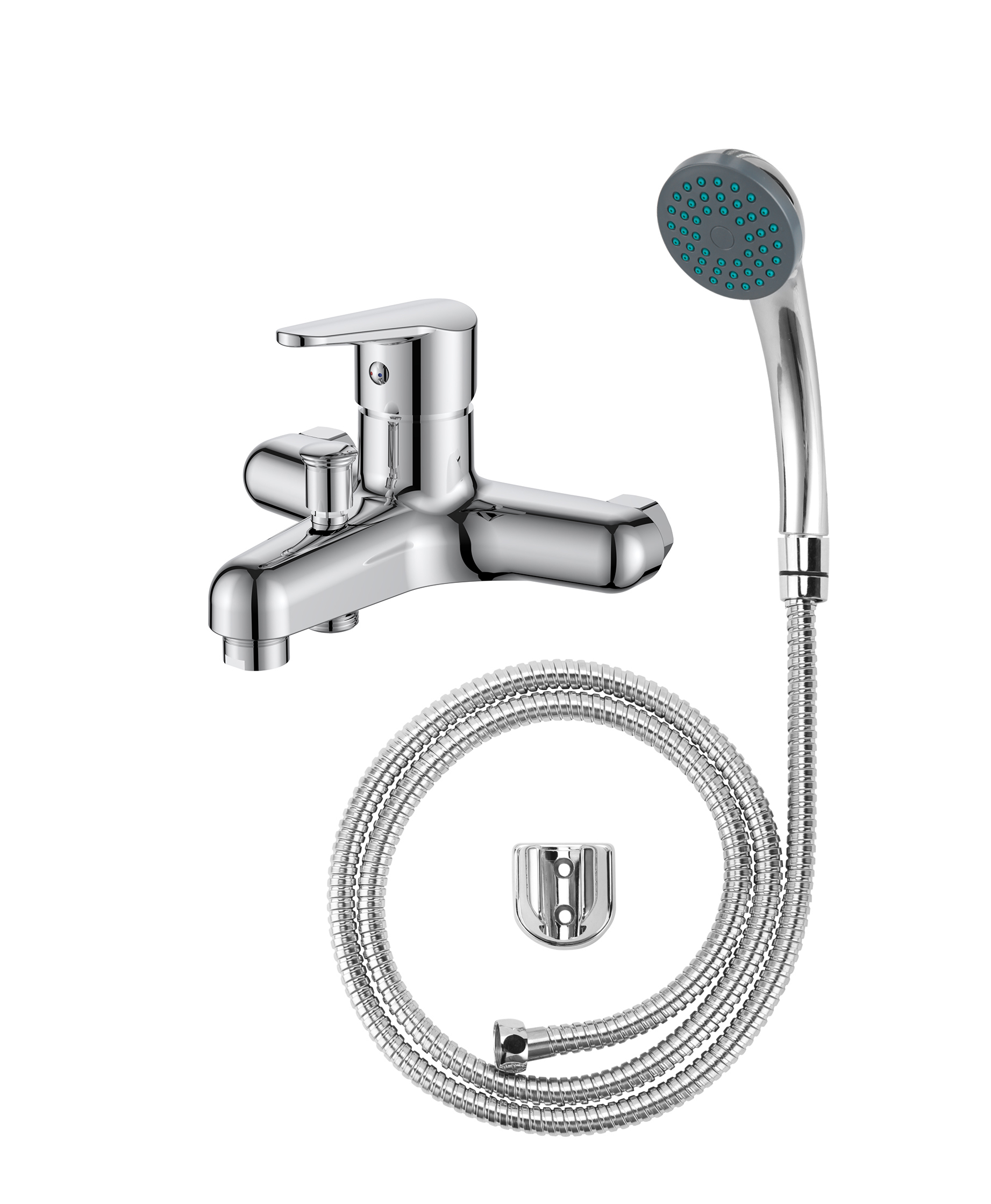 Изображение товара Смеситель для ванны Voda Breeze BZ54acs однорычажный с душевой лейкой цвет хром