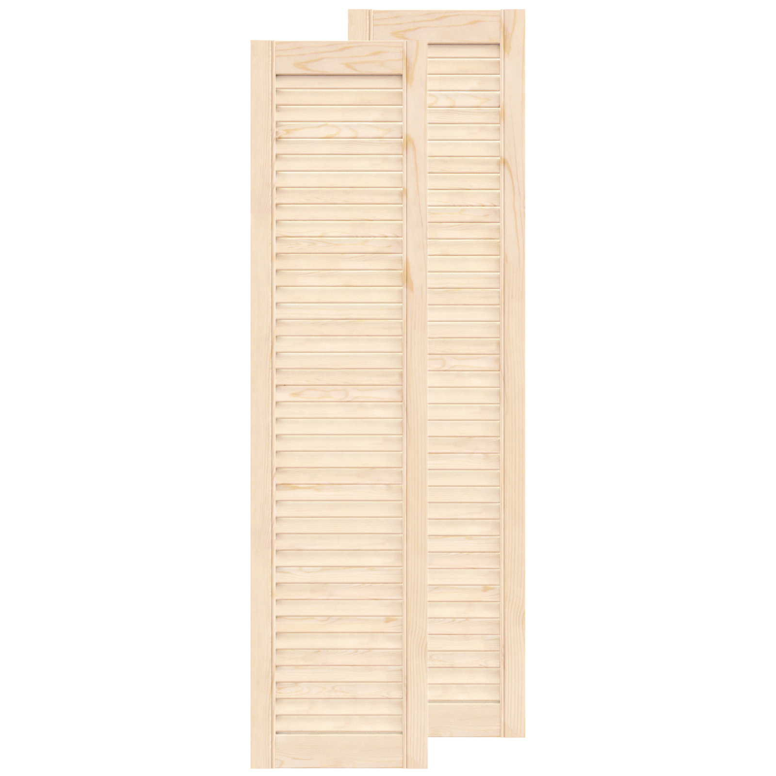 Изображение товара Жалюзийная дверь Timber&Style 1205x294 мм сосна комплект 2 шт