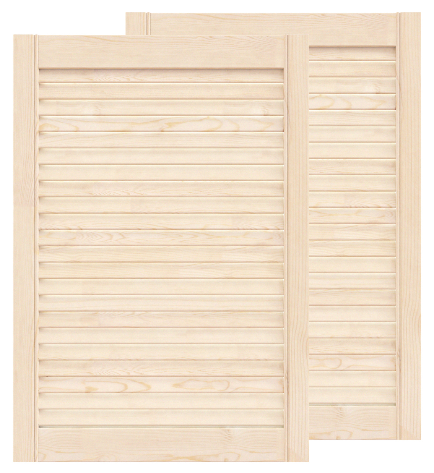 Изображение товара Комплект жалюзийных фасадов для кухонного шкафа Timber&Style Экстра 2 шт бежевый