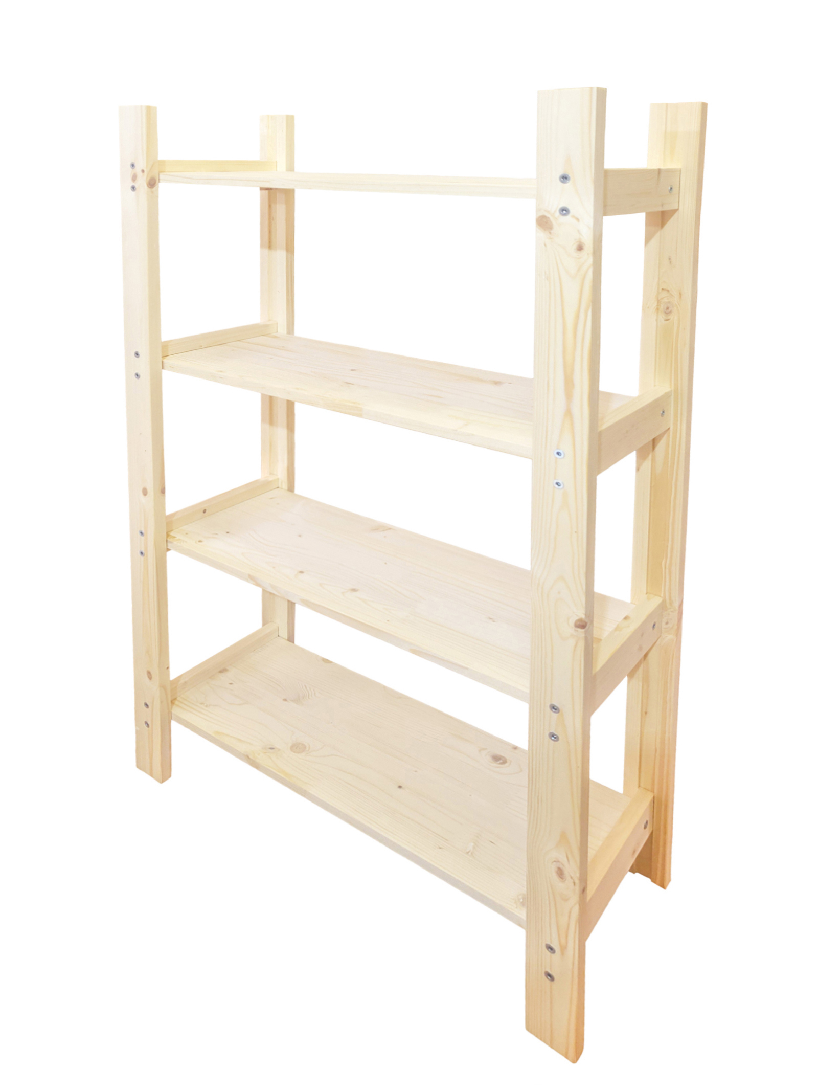 Изображение товара Стеллаж Timber&style 60x103x24 см массив дерева цвет бежевый нагрузка до 50 кг Изображение товара Стеллаж Timber&style 60x103x24 см массив дерева цвет бежевый нагрузка до 50 кг