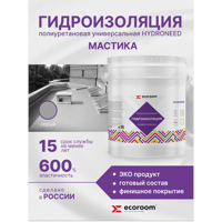 Изображение товара Полиуретановая гидроизоляция ECOROOM HYDRONEED 10 кг для защиты конструкций