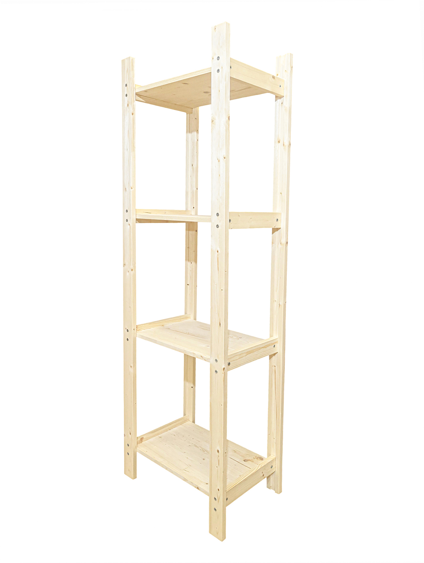 Изображение товара Стеллаж Timber&style 45x145x30 см массив дерева цвет бежевый нагрузка до 50 кг