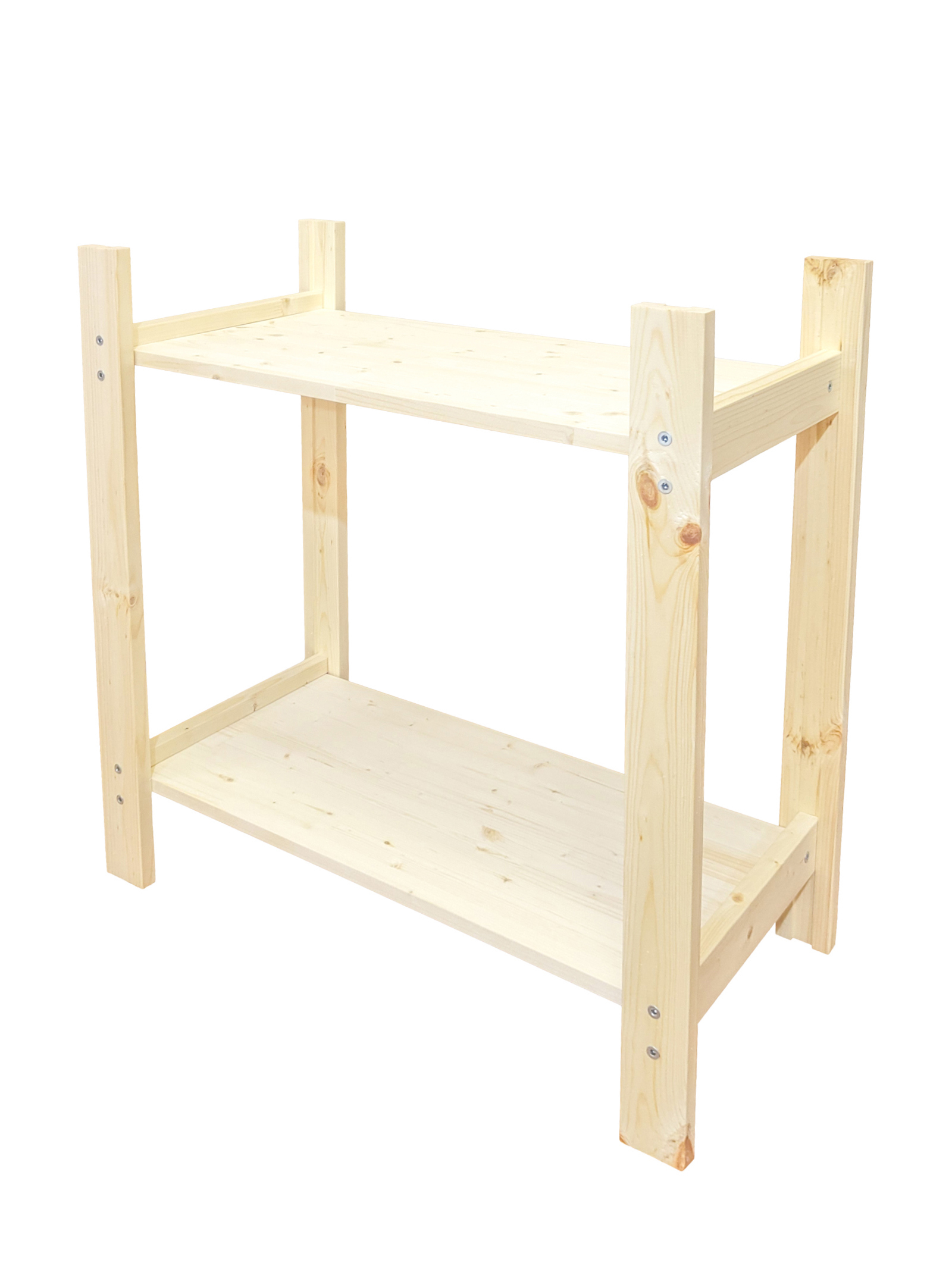 Изображение товара Стеллаж Timber&style 60x62x30 см массив дерева цвет бежевый нагрузка до 50 кг