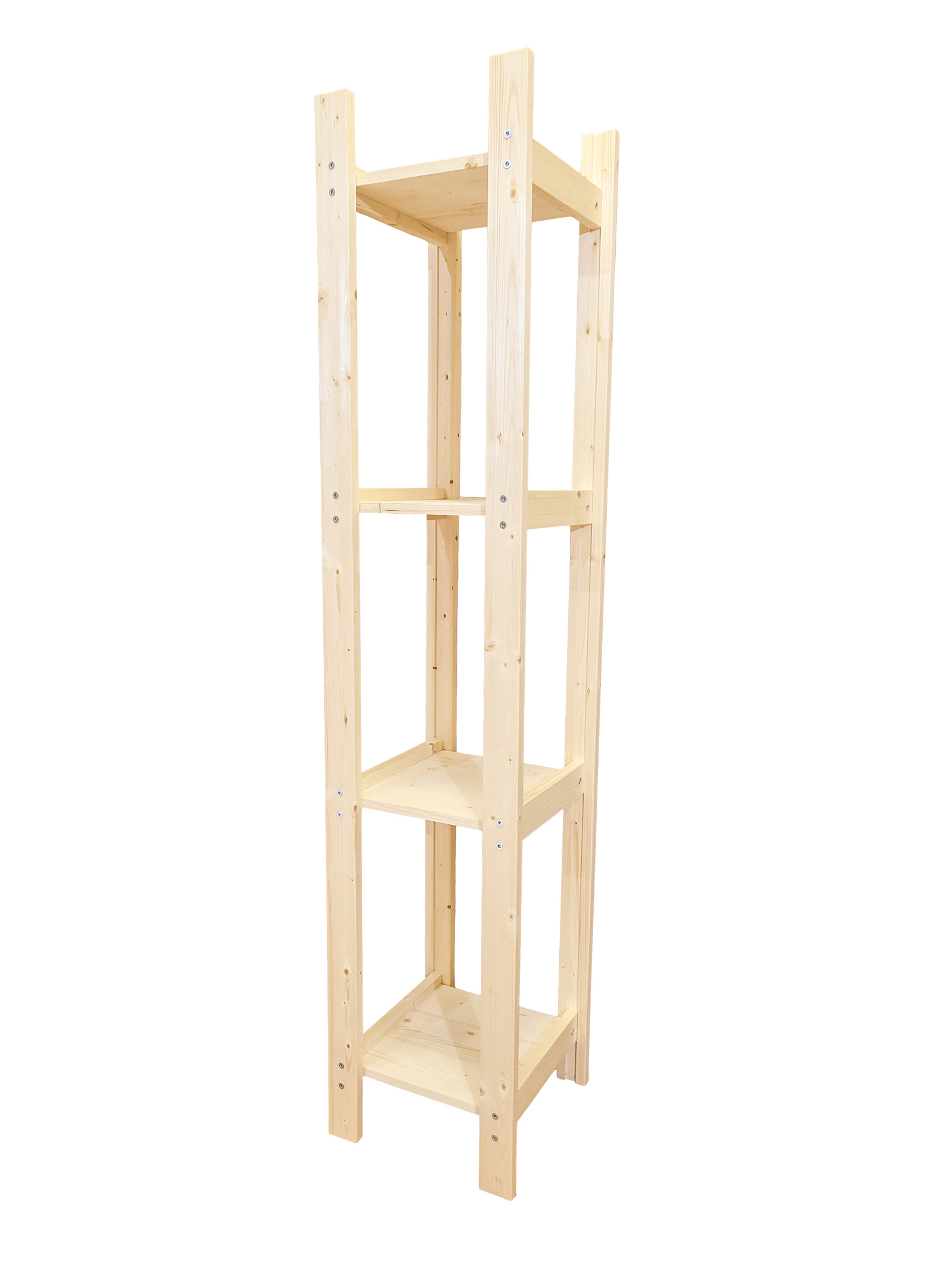 Изображение товара Деревянный стеллаж Timber&Style 30x145x30 см массив сосны для дома и офиса