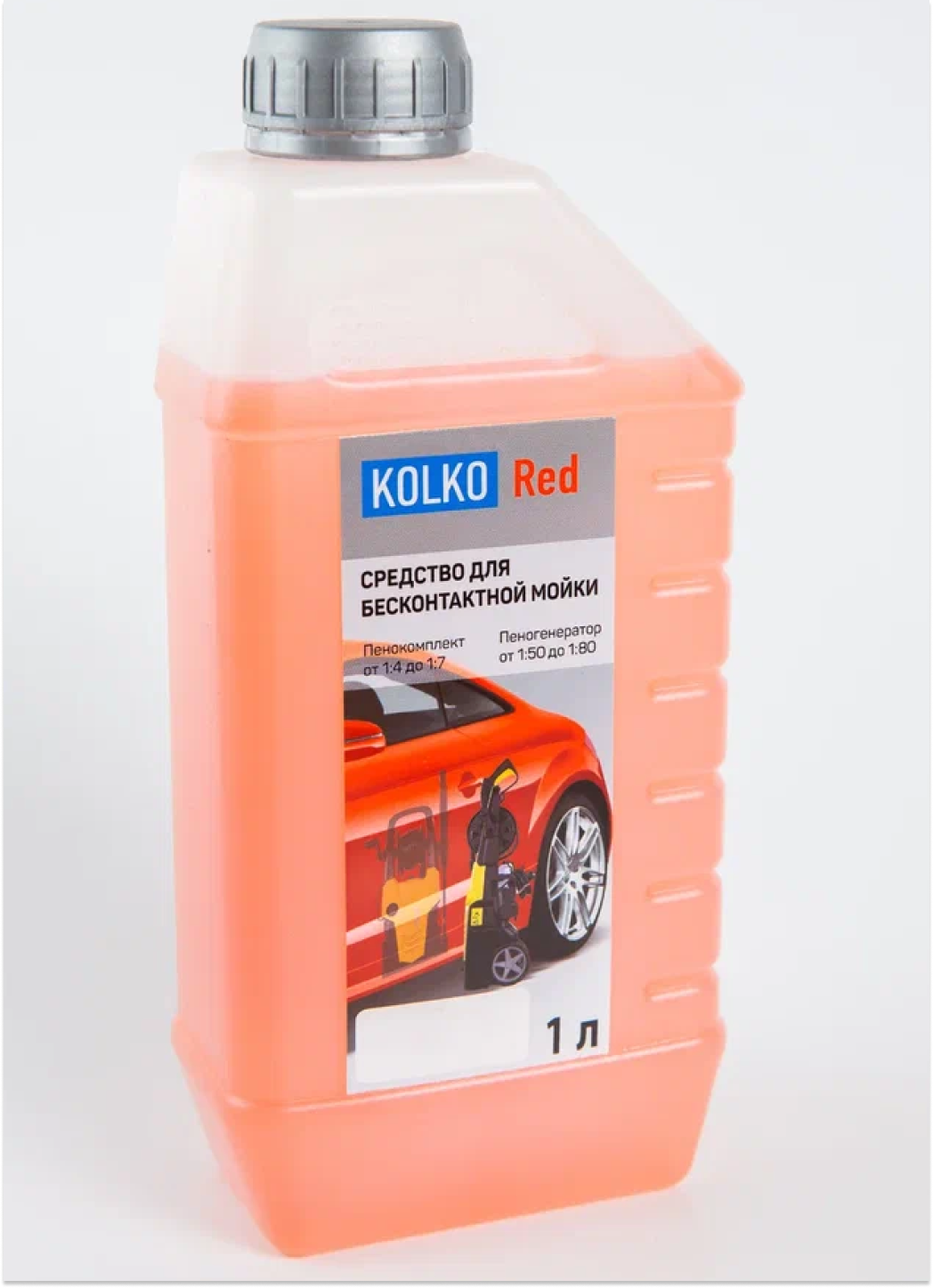 Изображение товара Автошампунь для легкового автомобиля для бесконтактной мойки Kolko Red 1 кг