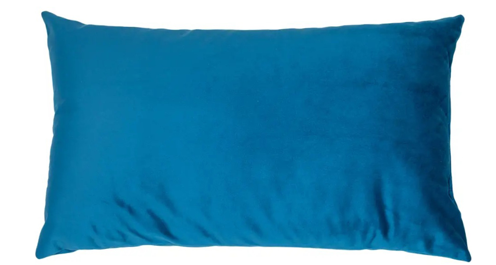 Изображение товара Декоративная подушка Seasons Ibiza 1 30x50 см бирюзовая современная мягкая