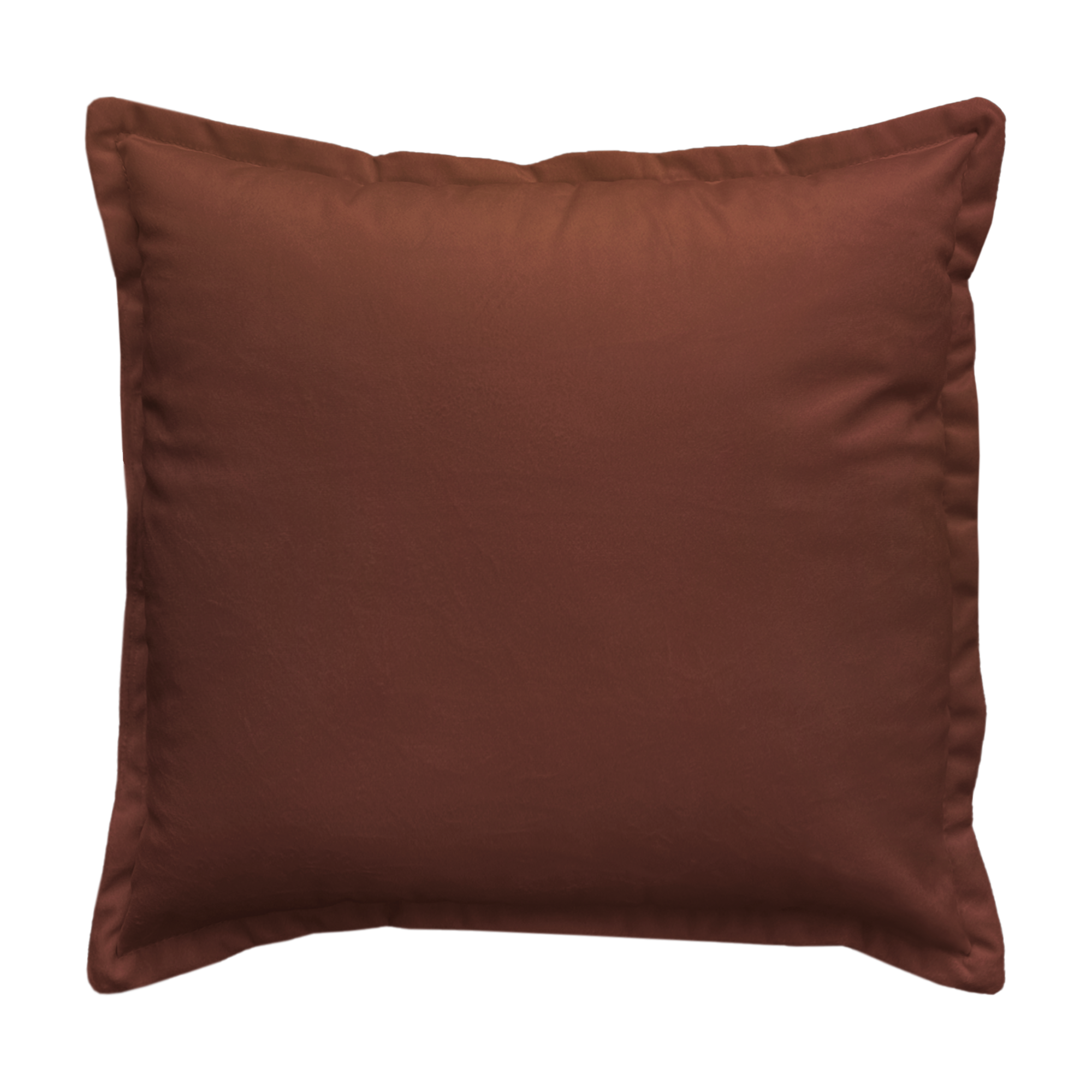 Изображение товара Декоративная подушка Перея 45x45 см коричневая, бархат, мягкая и стильная