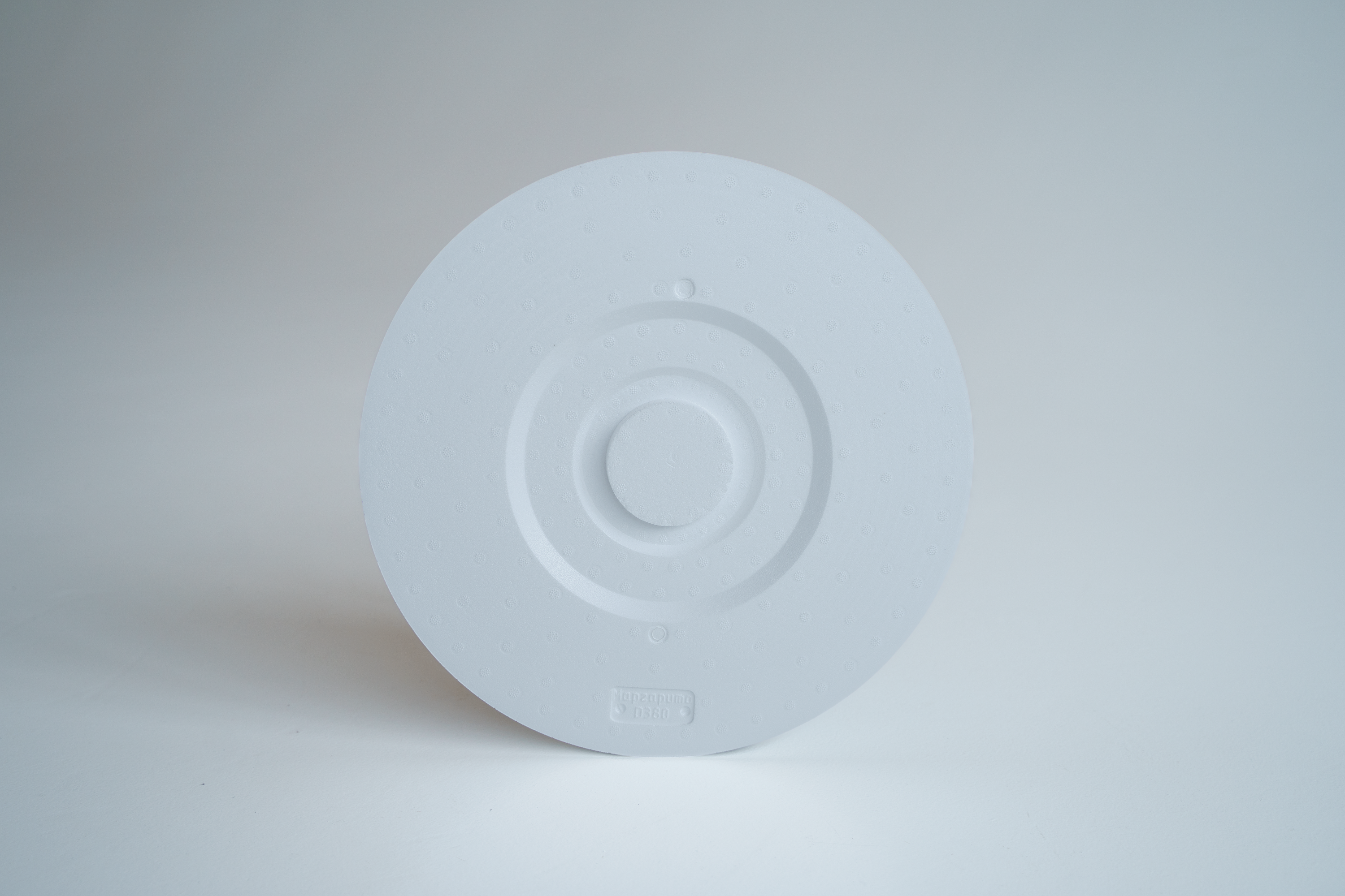 Декоративная потолочная розетка полистирол белая Decoflair D305-380 38 см - 3