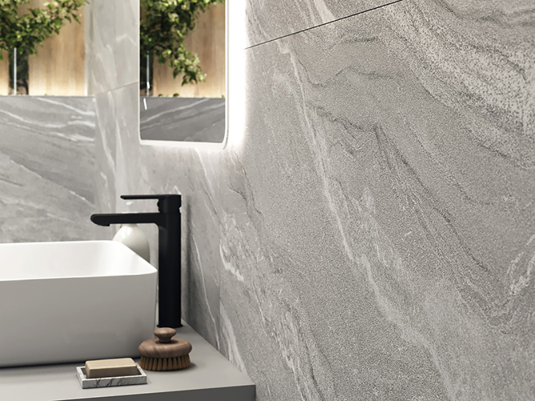 Изображение товара Керамогранит Cersanit Manzolino 60x120 см серый матовый для пола и стен