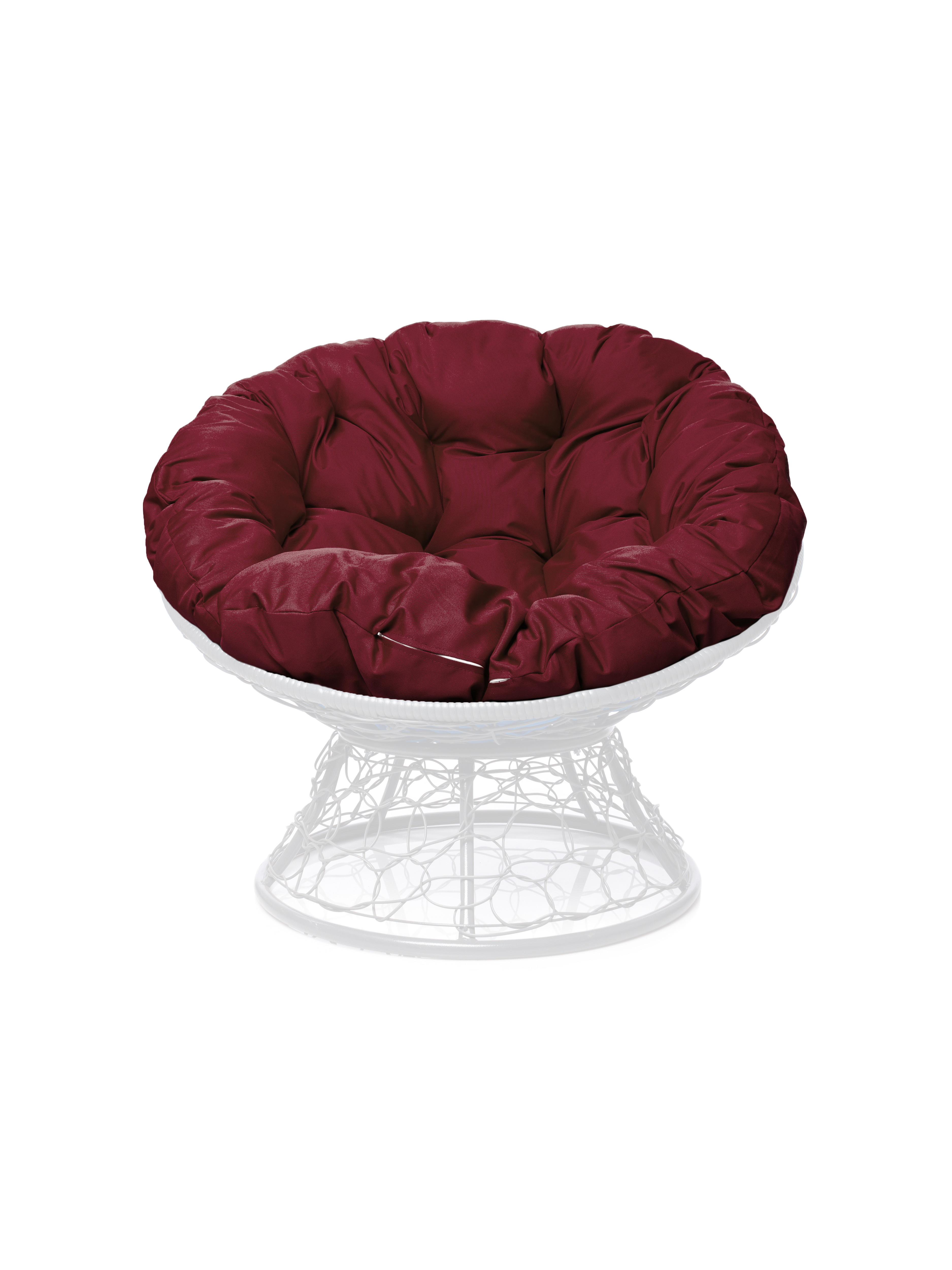 Изображение товара Кресло садовое Папасан с ротангом и металлоконструкцией для дачи и террасы