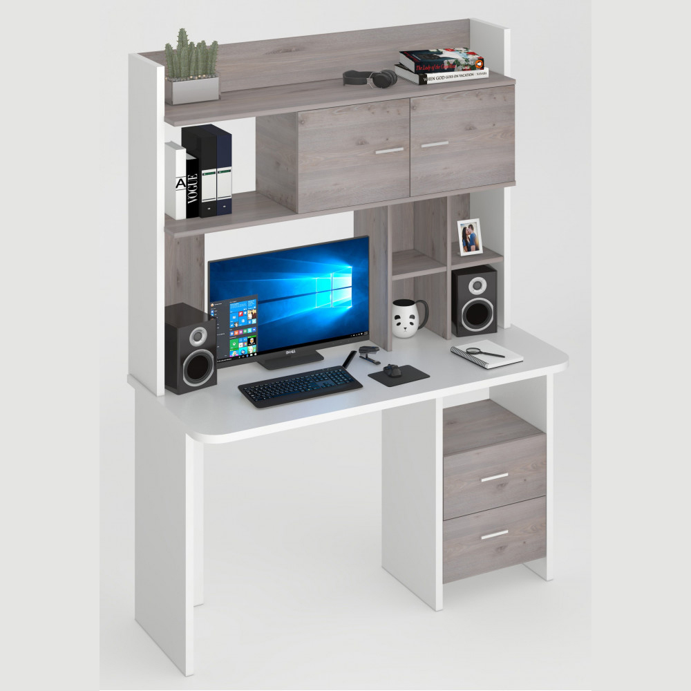 Изображение товара Стол Мэрдэс СКЛ-Прям130Р+НКЛХ-130 БЕН 130x178x60 см ЛДСП