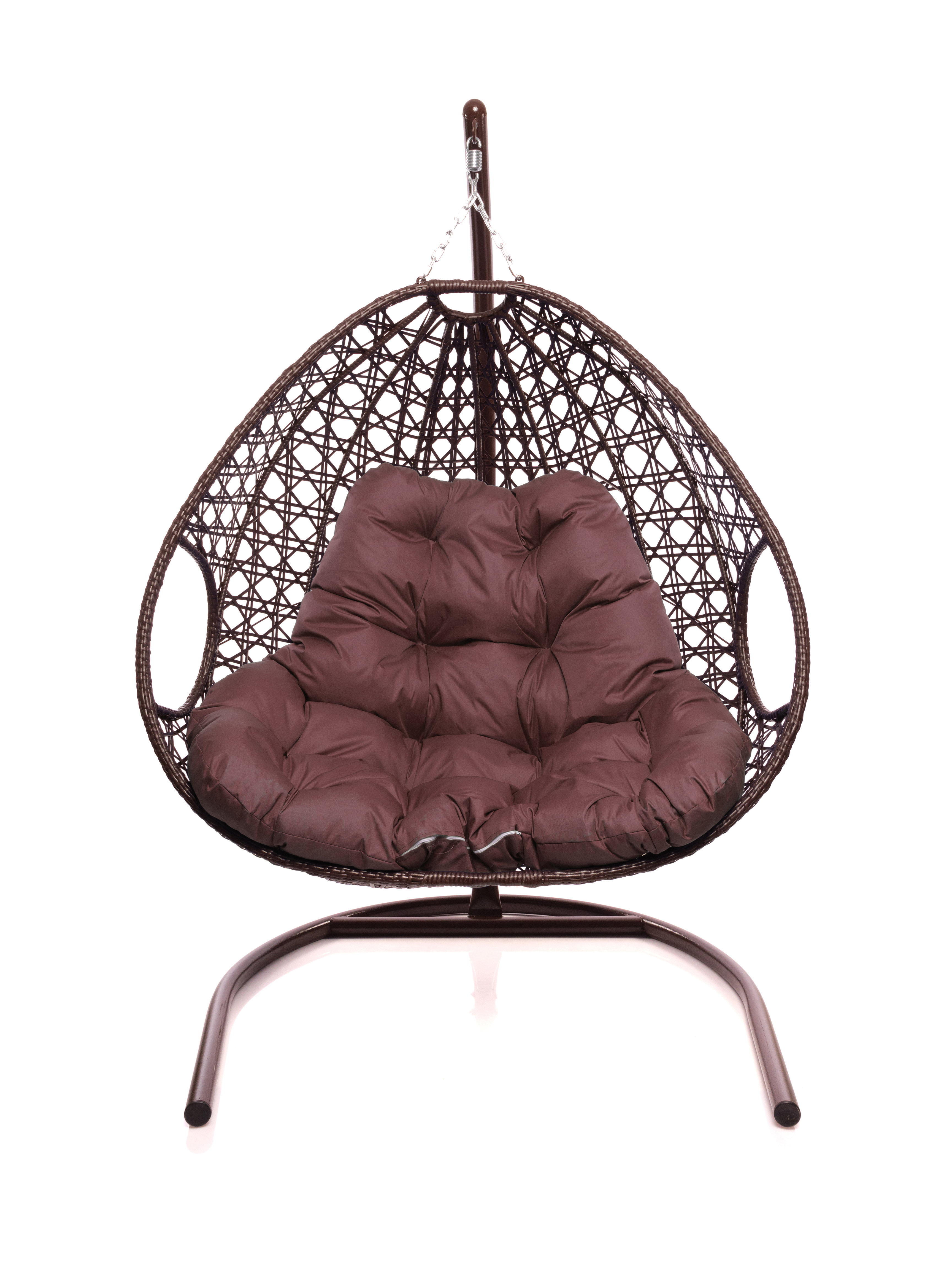 Изображение товара Кресло подвесное для двоих Люкс из искусственного ротанса Россия