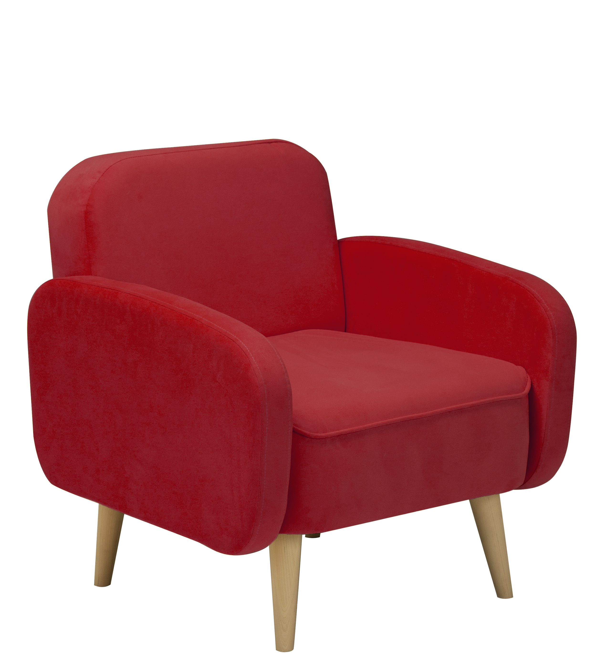 Изображение товара Кресло Малютка 74x82x70 см красное бордовое