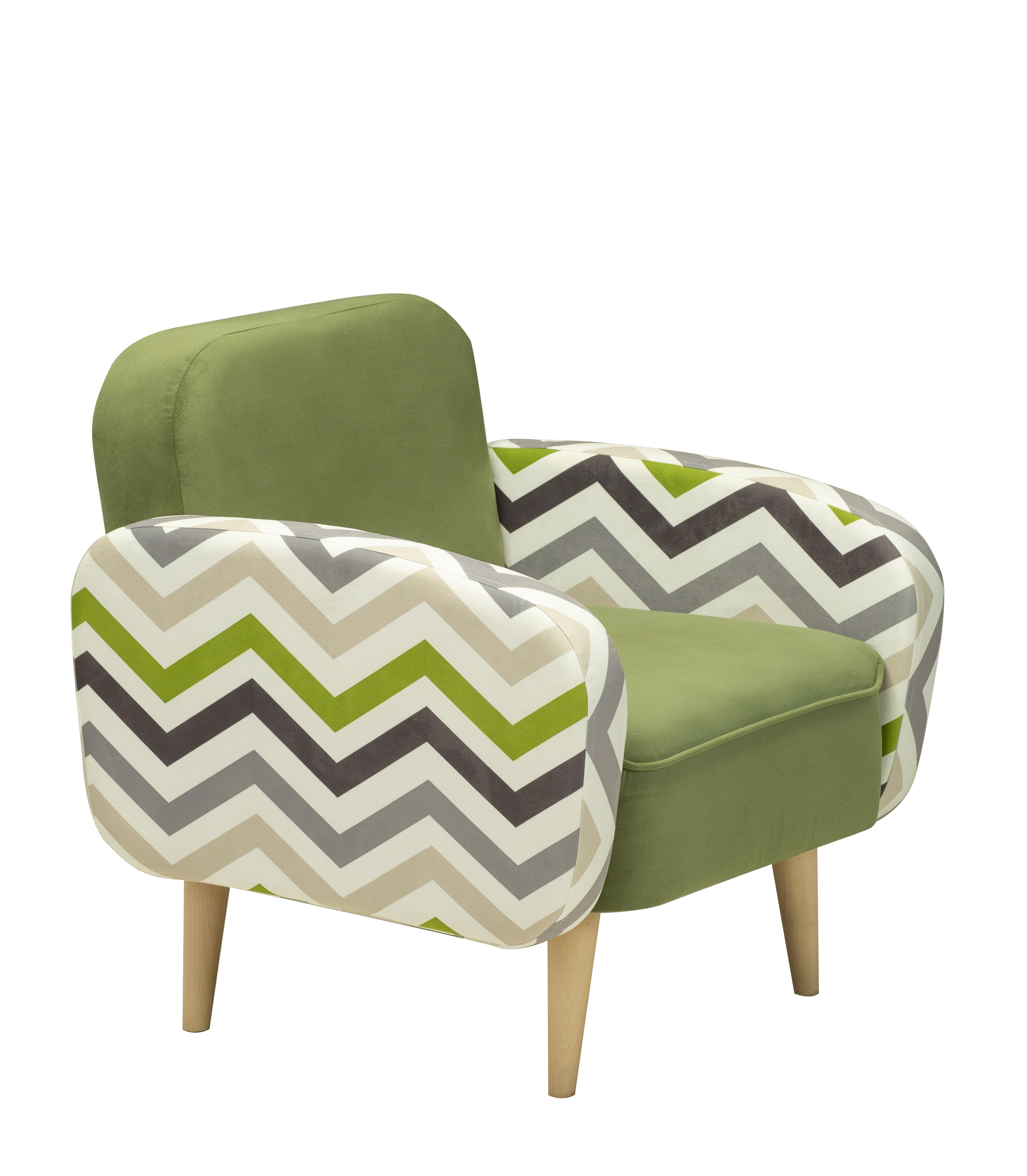 Изображение товара Кресло Диван не мебель Малютка зеленое 74x82x70 см