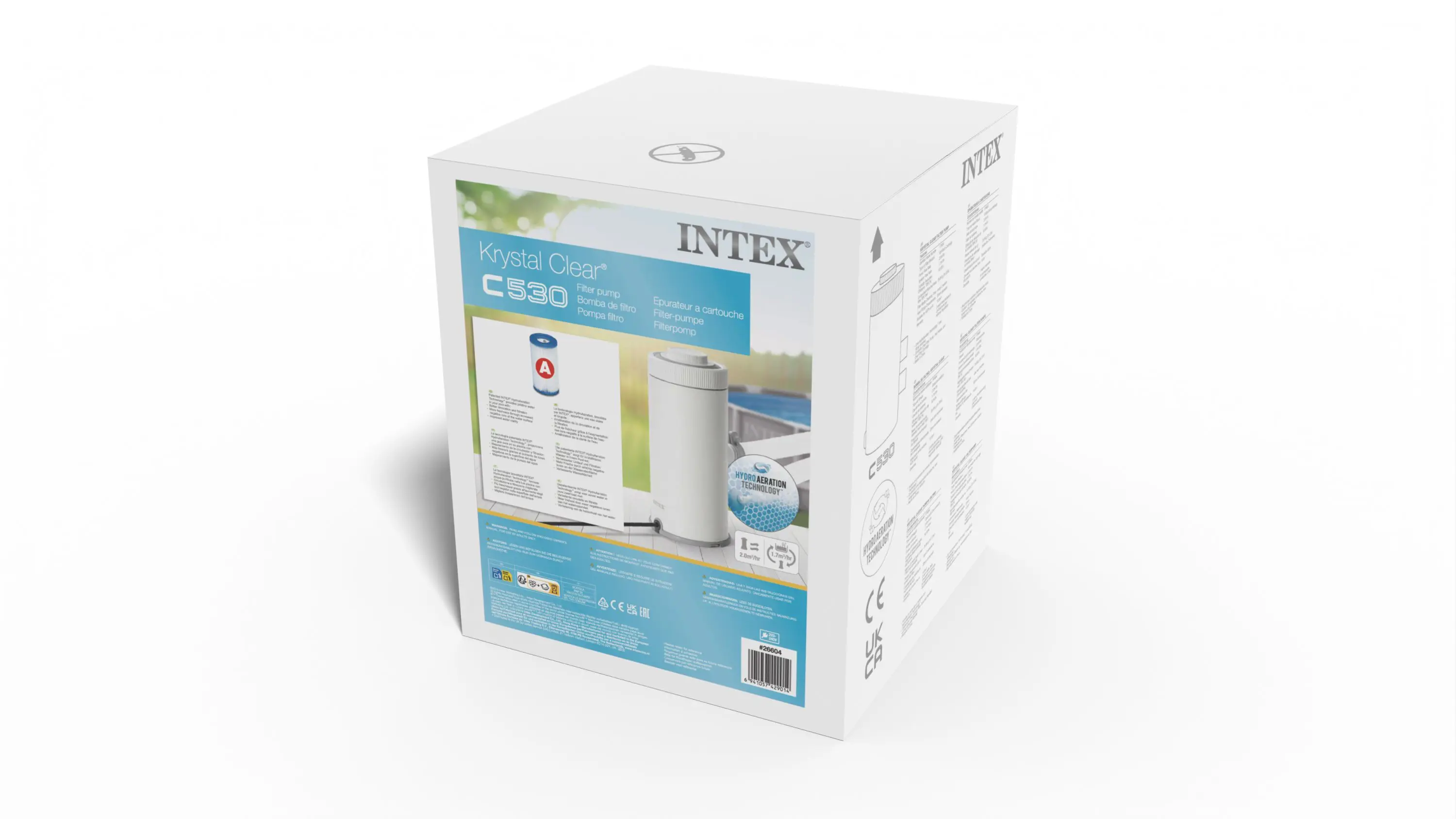 Фильтр-насос картриджный Intex C530 A 2006 л/ч - 4