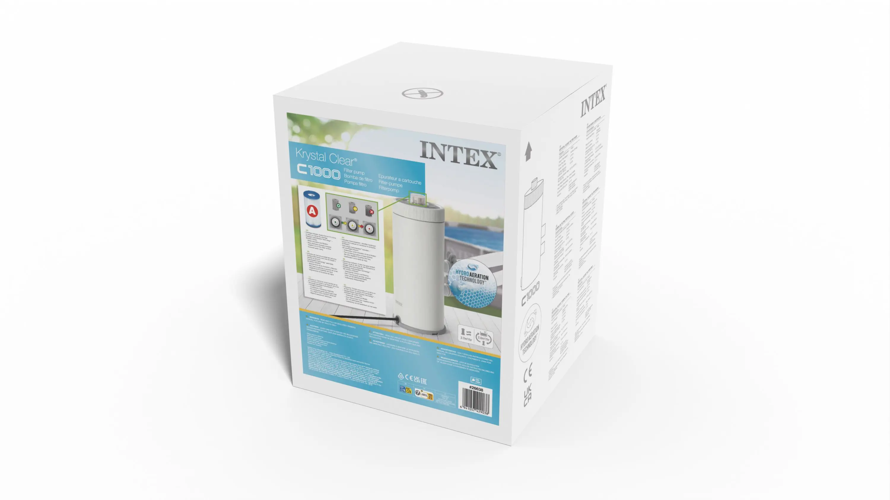Фильтр-насос картриджный Intex C1000 A 3785 л/ч - 4