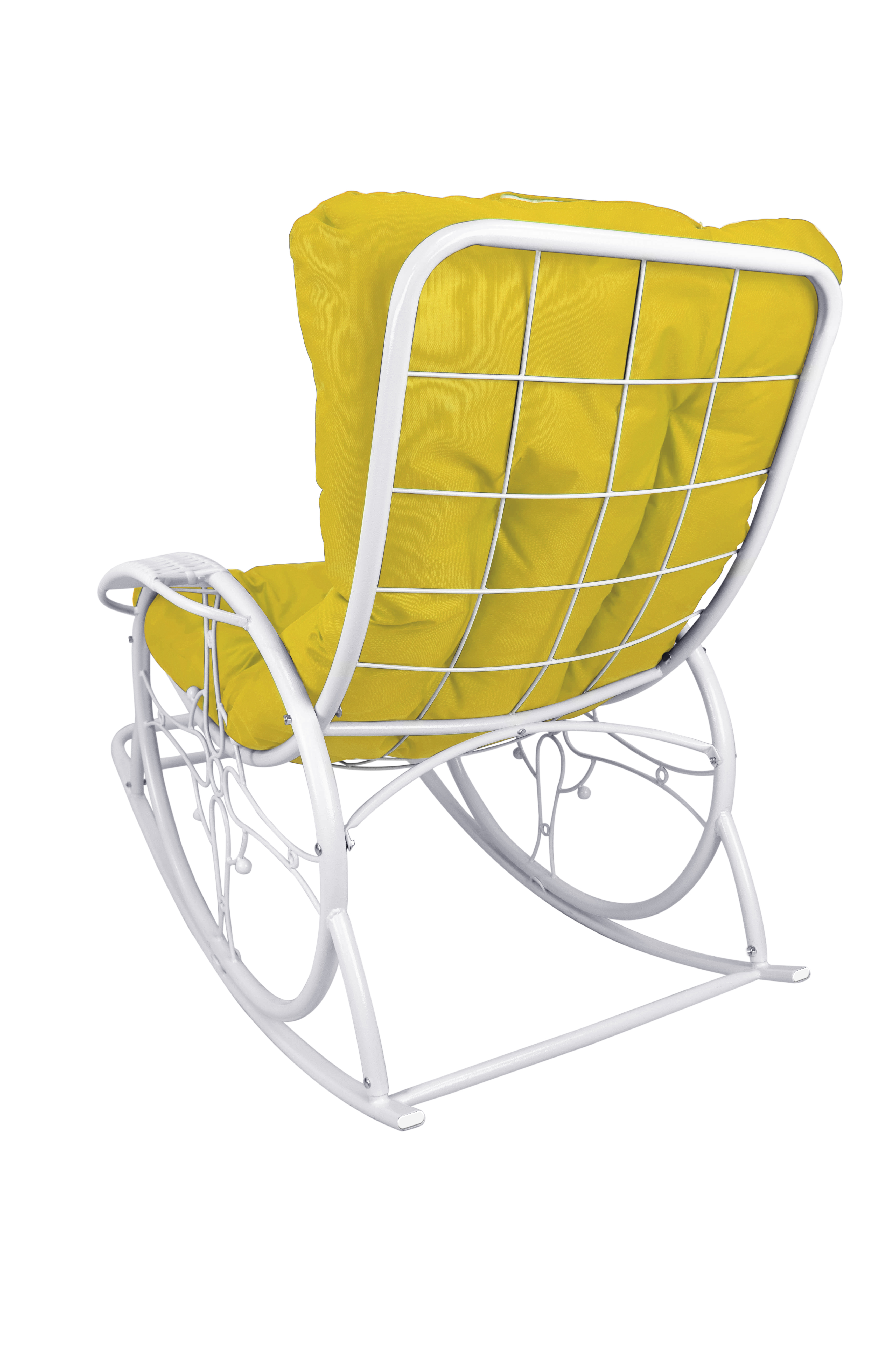 Изображение товара Кресло-качалка M-Group Люкс 11680111 жёлтый/золотой