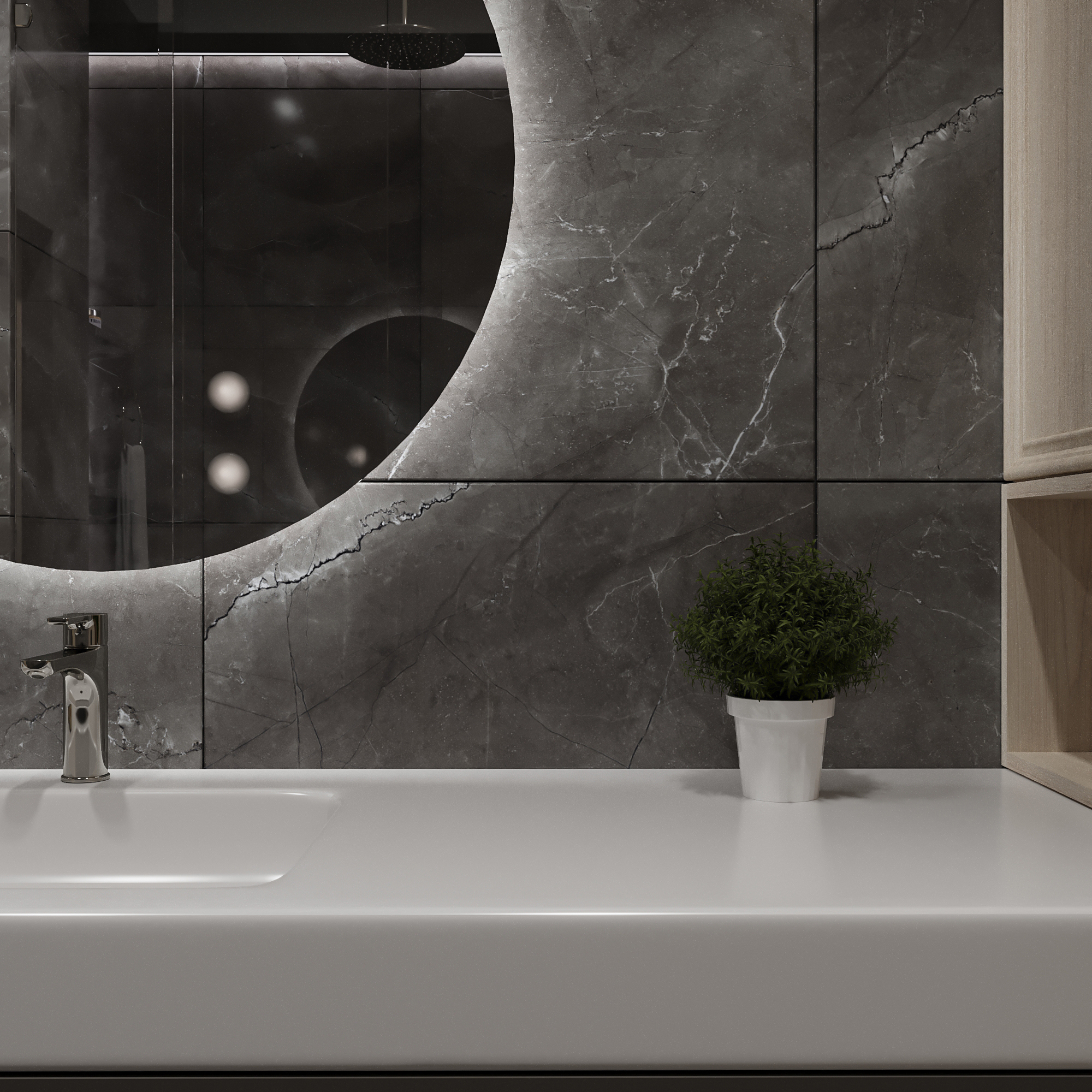 Изображение товара Керамогранит 60x60 ag pulse nero серый 1.44 м²