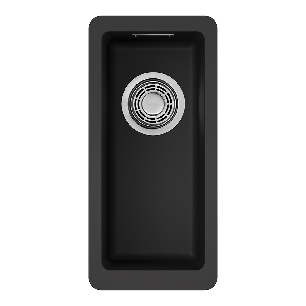 Изображение товара Кухонная мойка OMOIKIRI Kata 20-U-BL черный из искусственного гранита 20x42 см