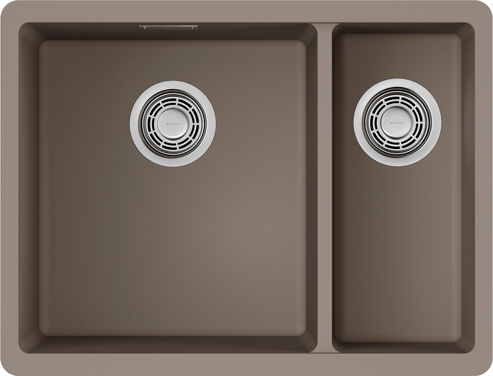 Изображение товара Кухонная мойка OMOIKIRI Kata 55-2-U-GR искусственный гранит Серый