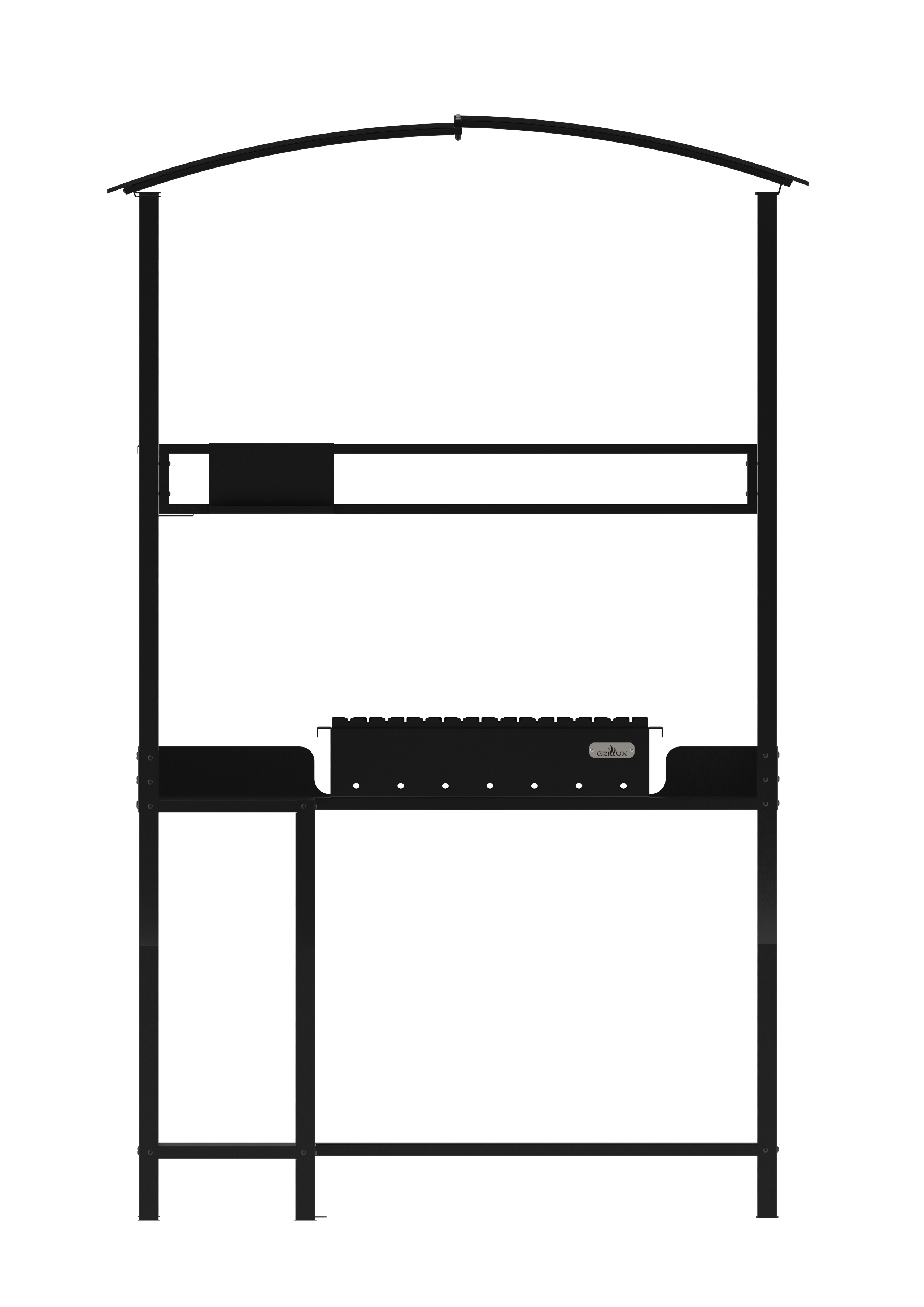 Мангал Grillux Стандарт Pro 3 мм 220x140x74 см - 1