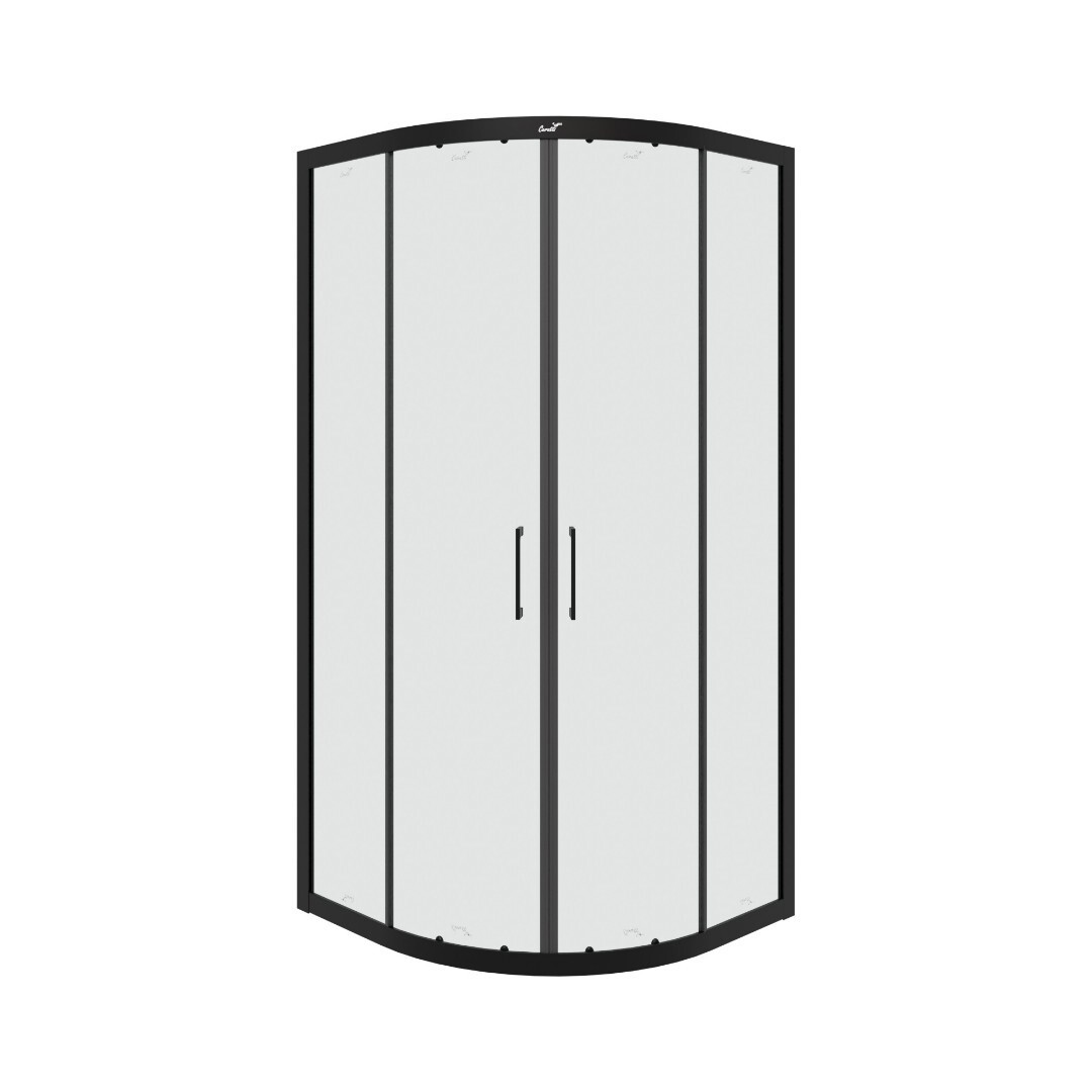 Изображение товара Душевой уголок Ceruttispa VIiva 100B 100x190 см стекло 6 мм черный профиль