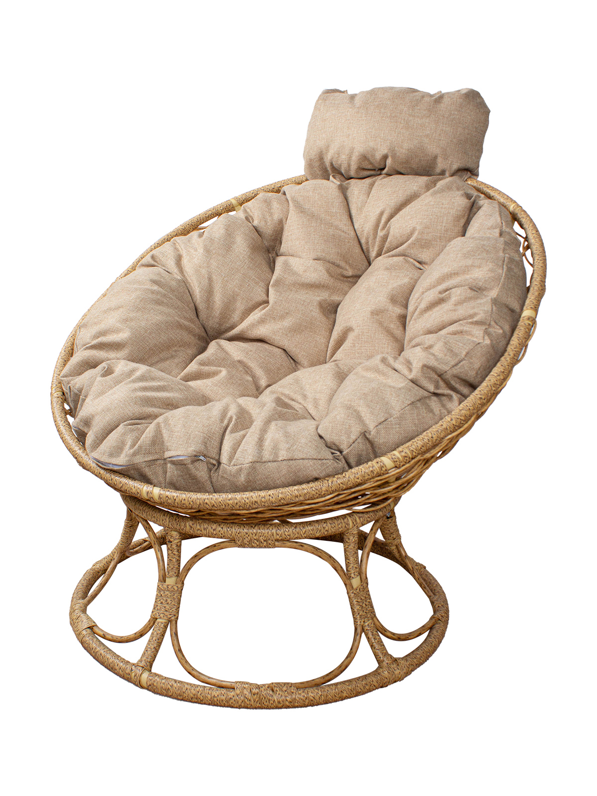 Изображение товара Кресло Папасан мини с ротангом M-GROUP для террасы и сада