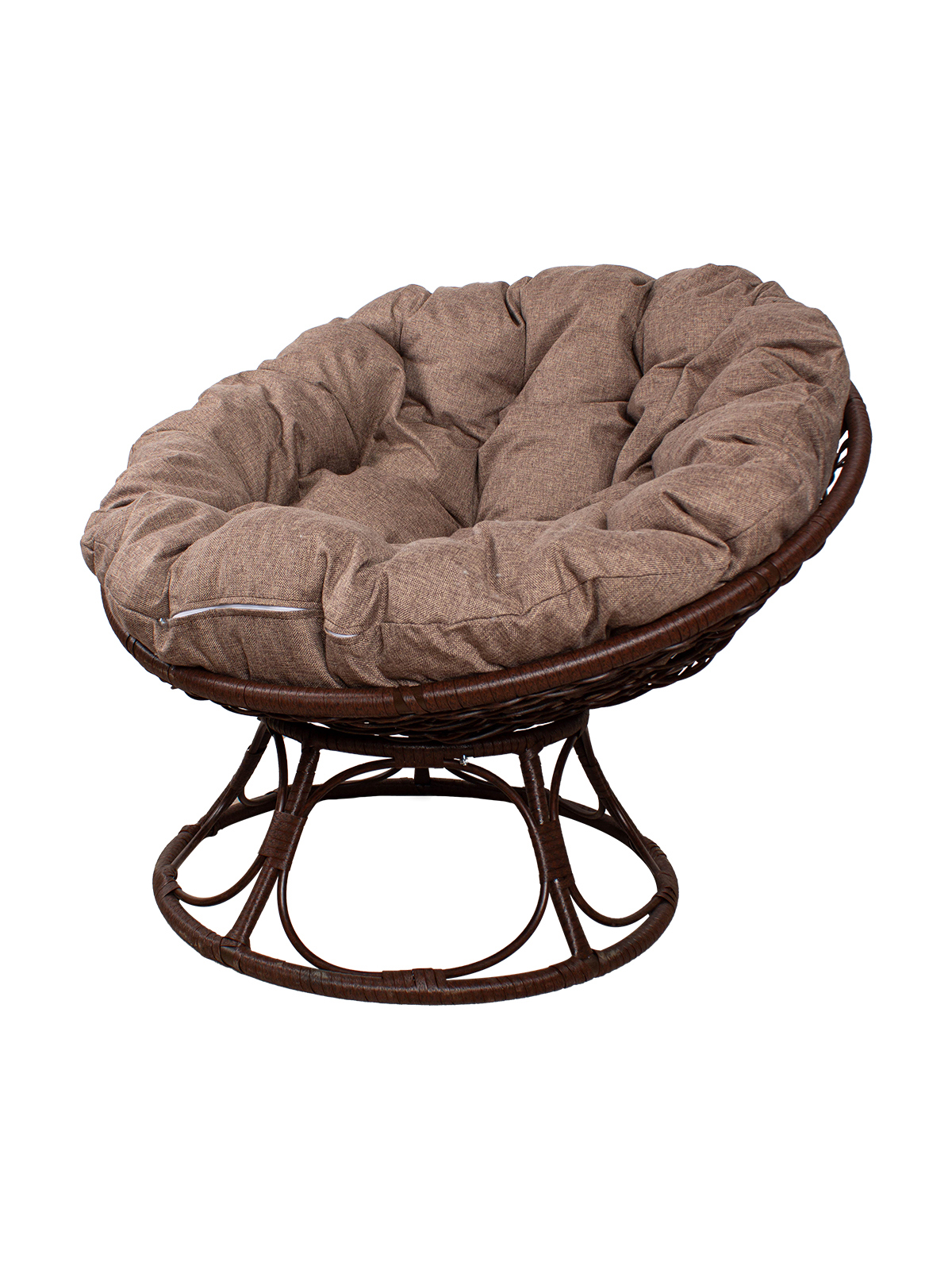 Изображение товара Садовое кресло М-Групп Папасан Home с ротангом коричневое 98x81x79 см