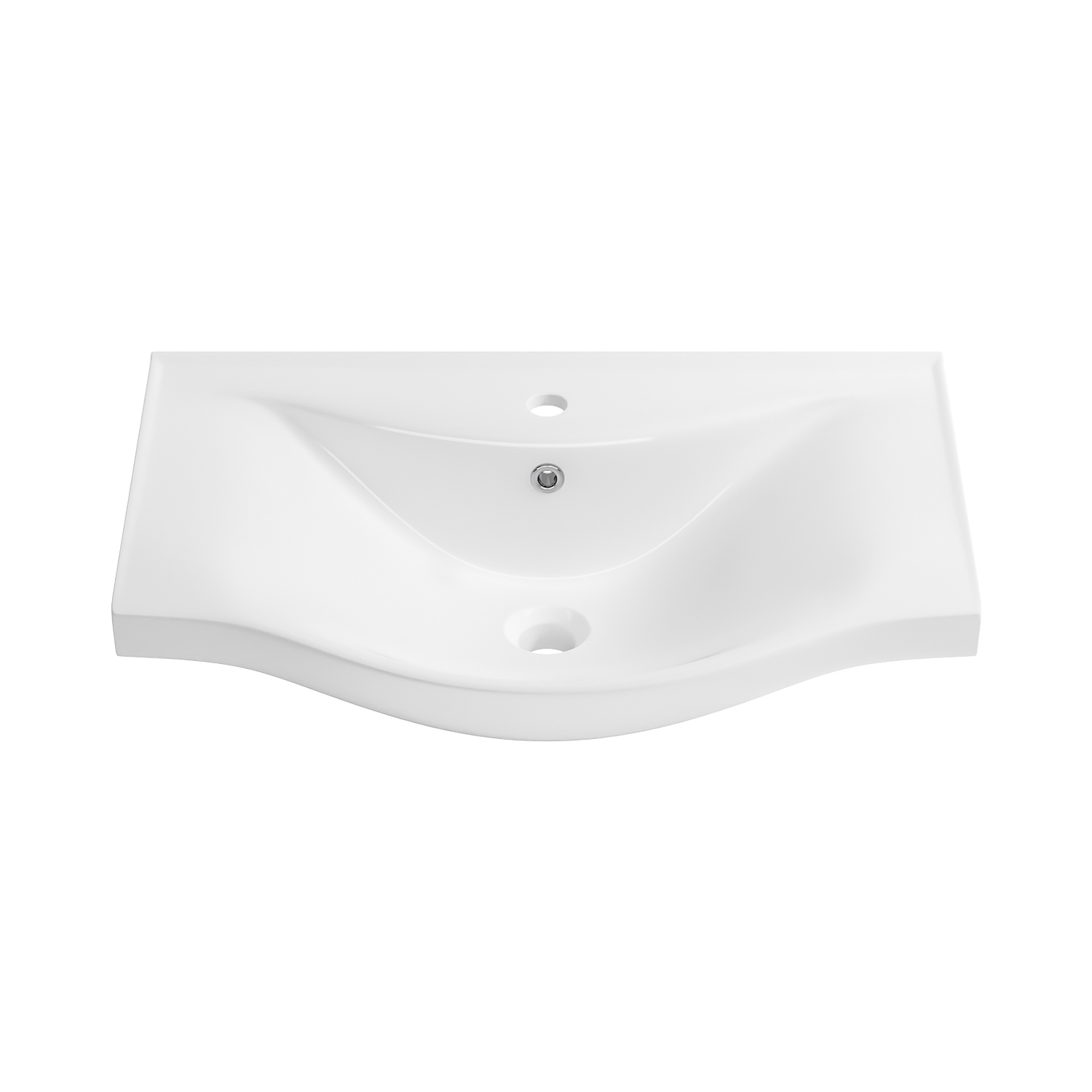 Изображение товара Раковина мебельная Wellsee bisou 151204000 60см цвет белый глянец