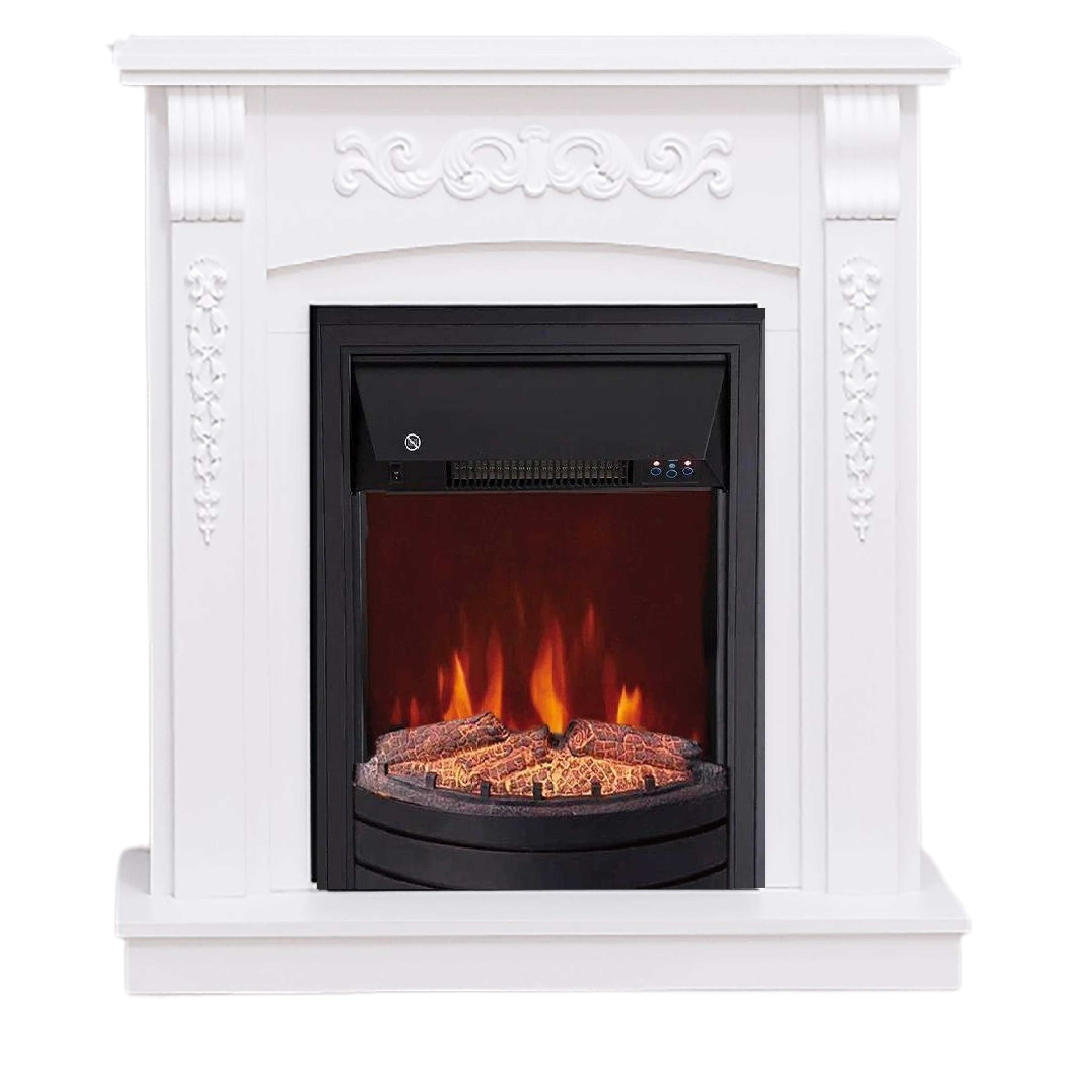 Изображение товара Электрический каминокомплект Elekam Fiesta с очагом Spark F2020G1 1800Вт белый разборный