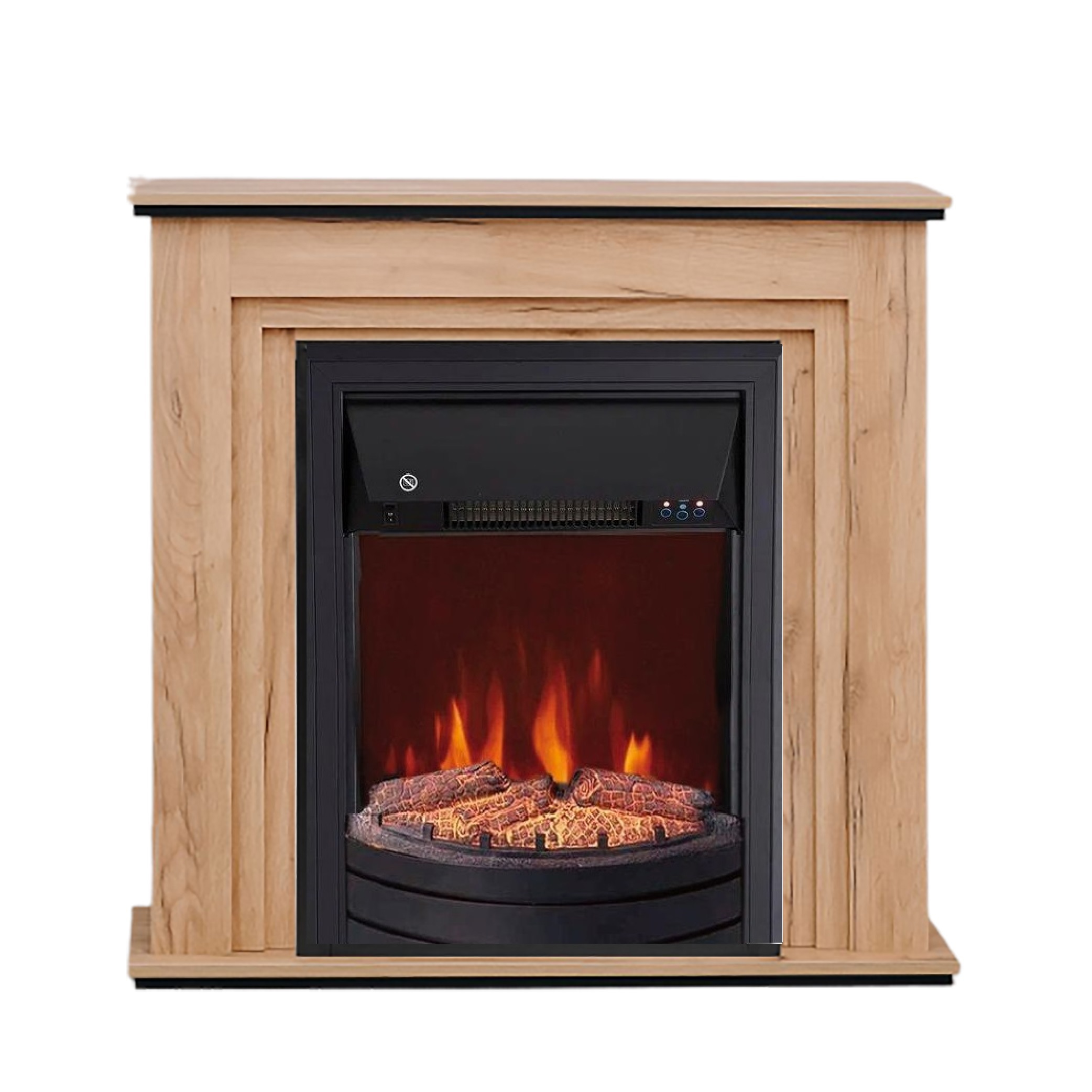 Изображение товара Каминокомплект Elekam Silver с очагом Spark F2020G1 1800Вт дуб золотой