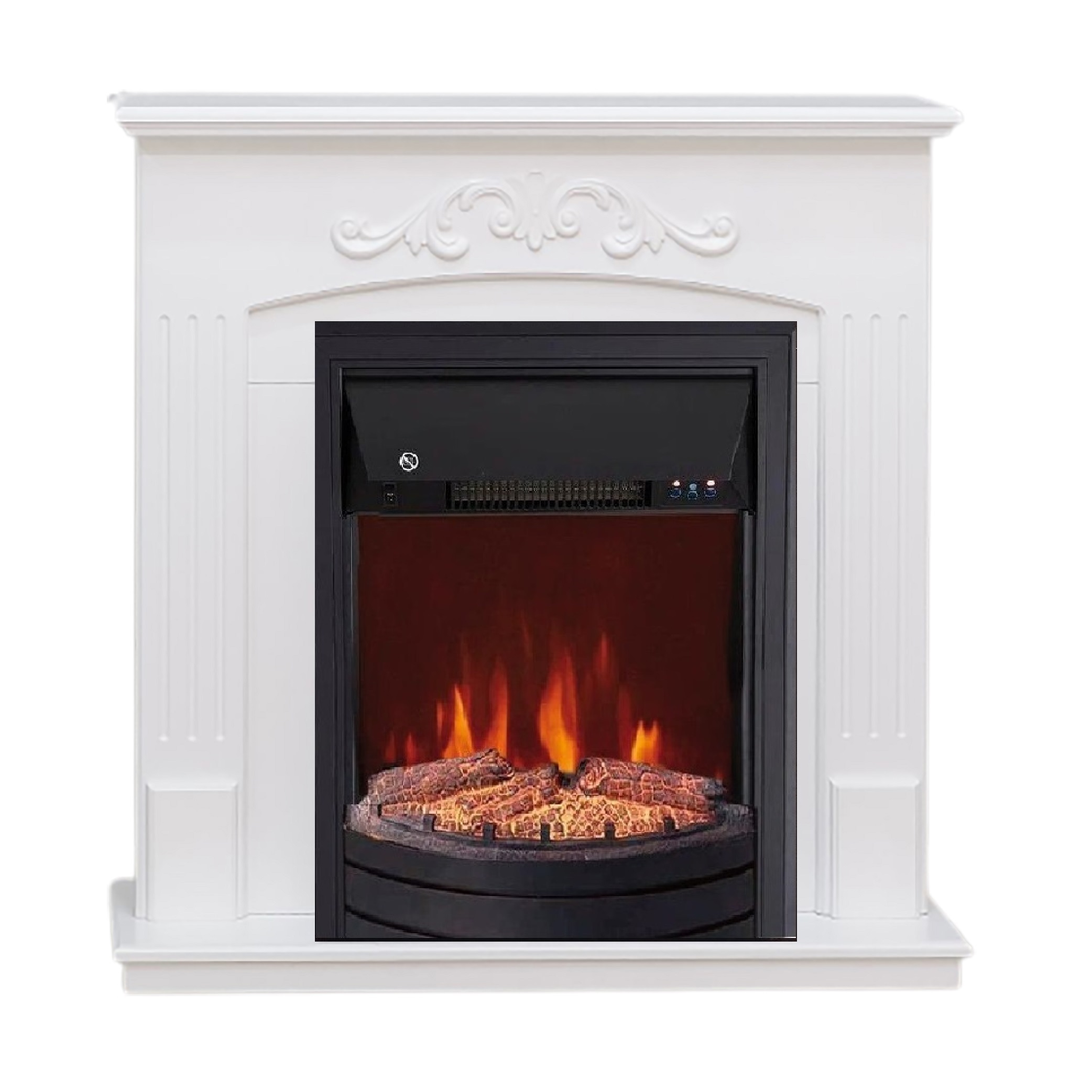 Изображение товара Электрокаминокомплект Elekam Sofia с очагом Spark F2020G1, белый, 1800Вт