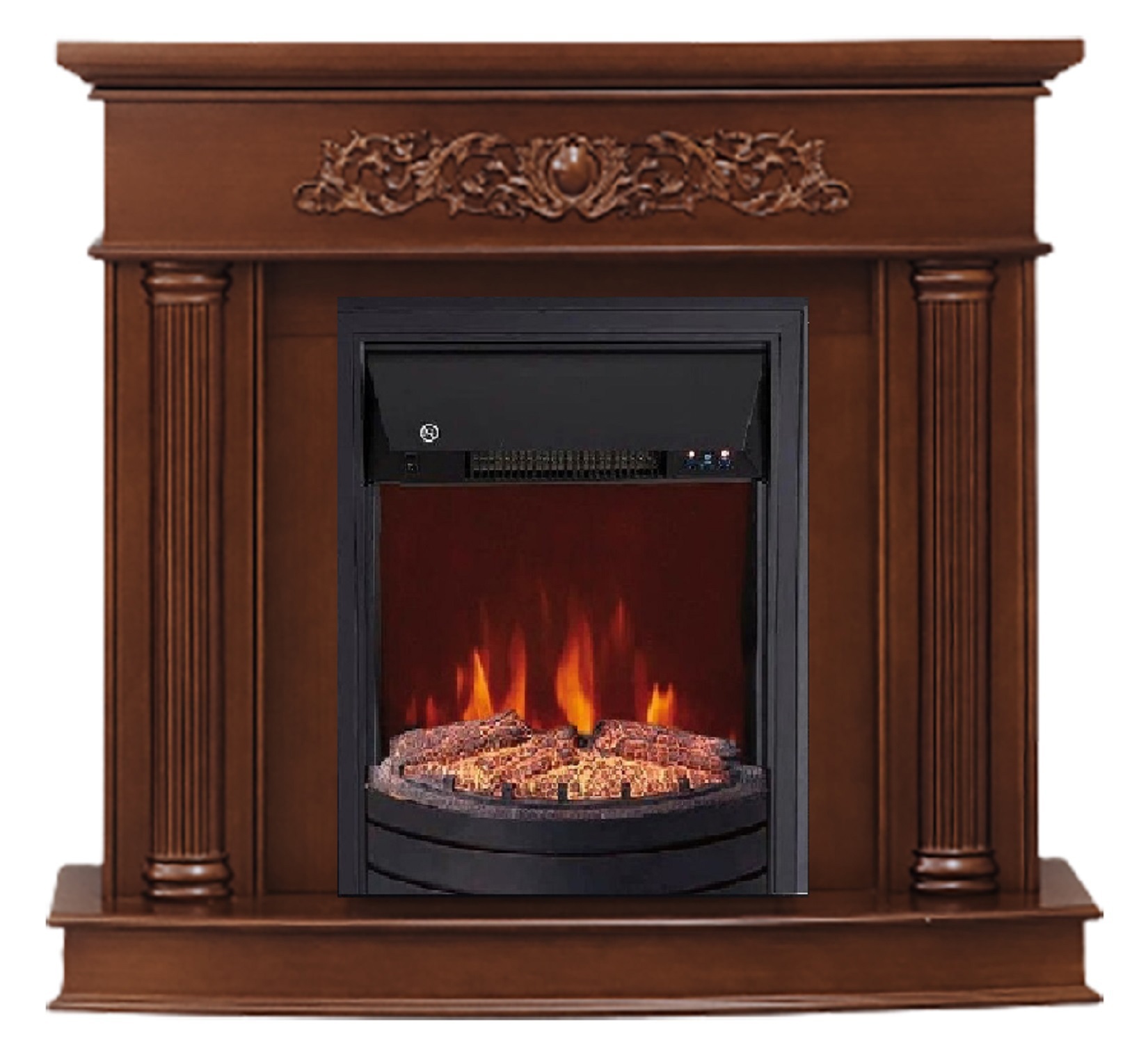 Изображение товара Каминокомплект Elekam Victoria с очагом Spark F2020G1 1800Вт каштан