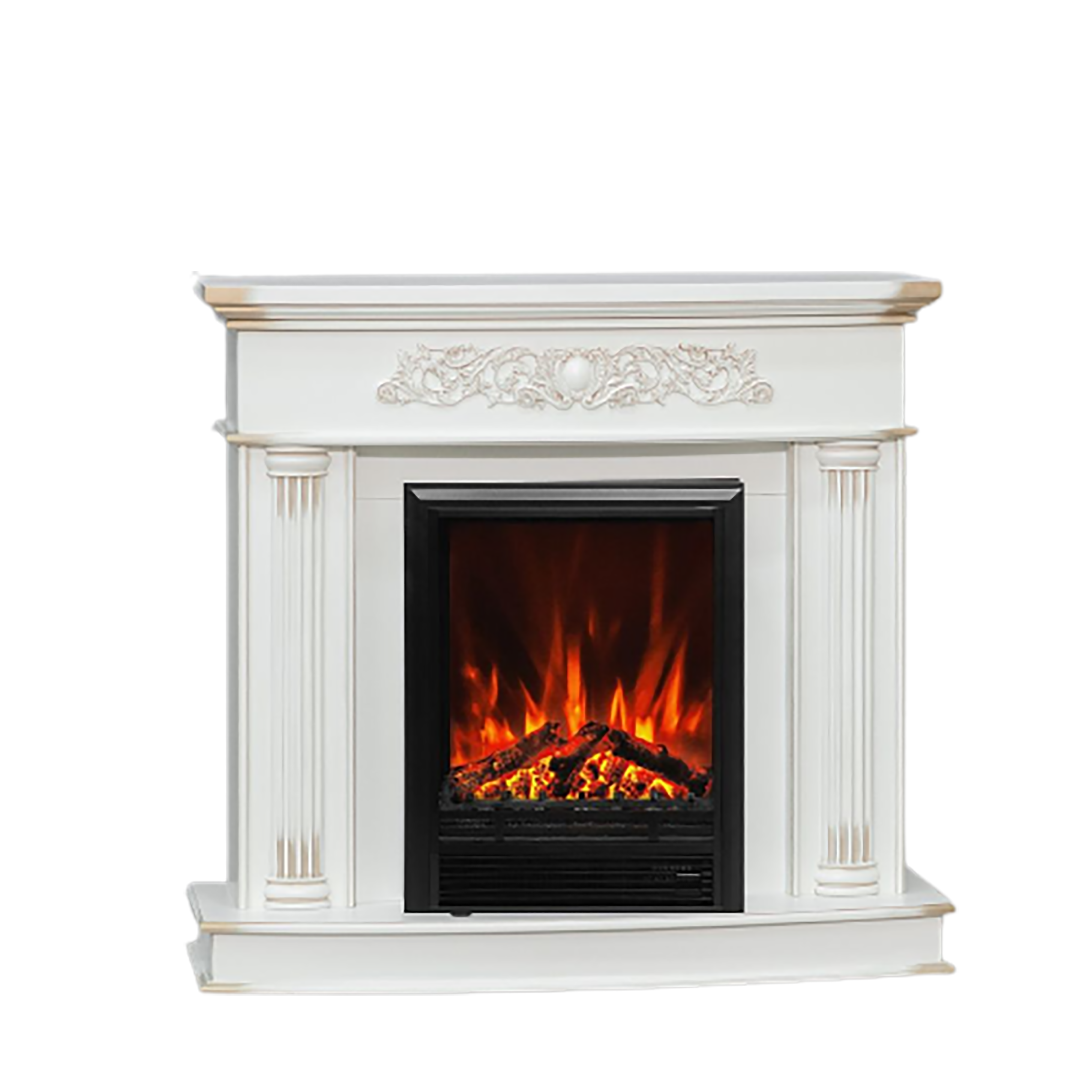 Изображение товара Каминокомплект Elekam Gloria с очагом Pulsar 23G белый эффект пламени 1500Вт