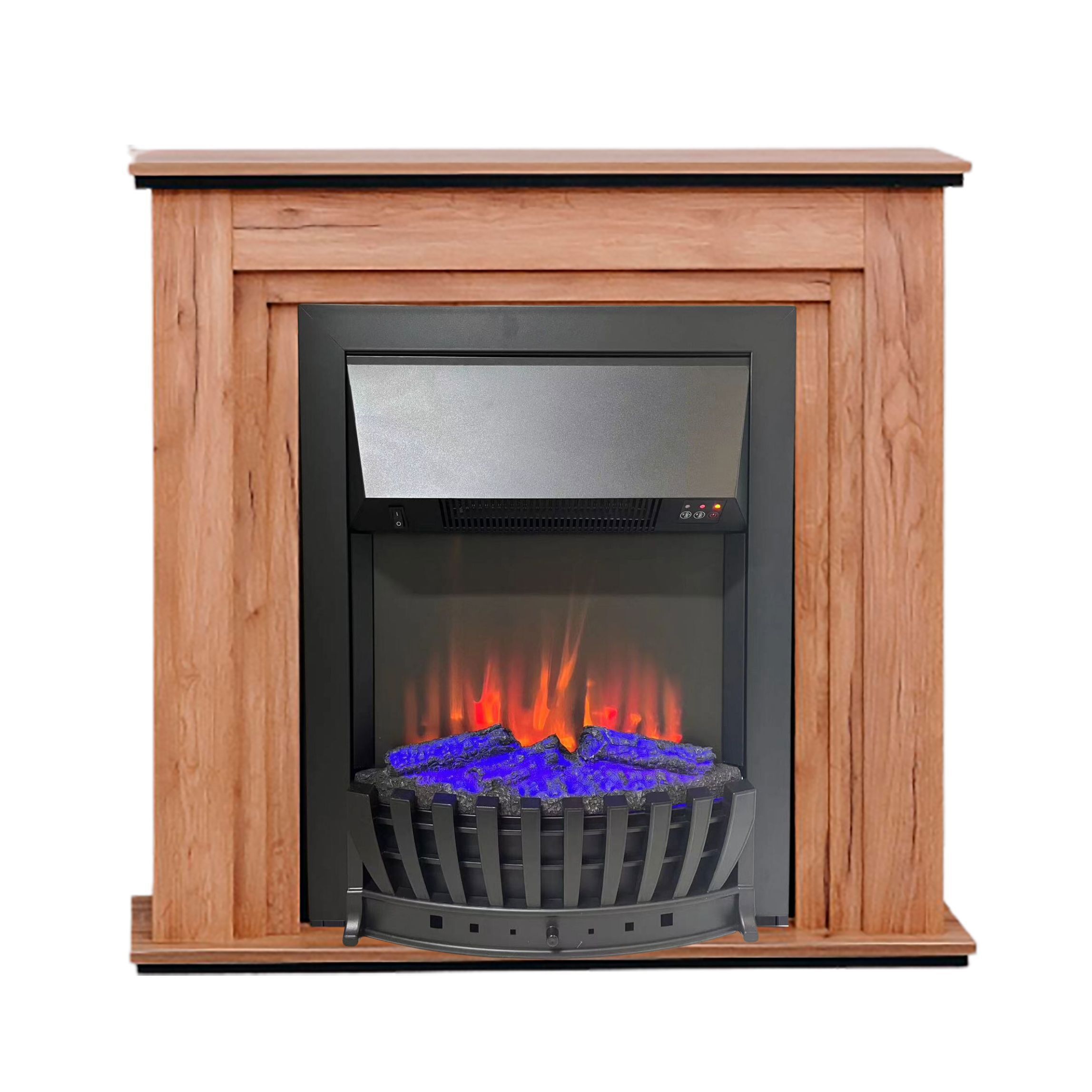 Изображение товара Электрокамин комплект Elekam Silver с очагом Velar F2020G2 1500Вт дуб табачный