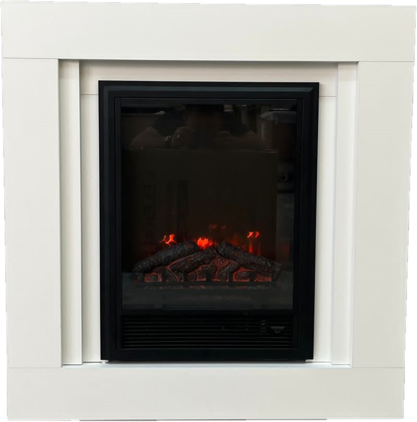 Изображение товара Каминокомплект Elekam Linec с очагом Pulsar 23G 1500Вт черно-белый