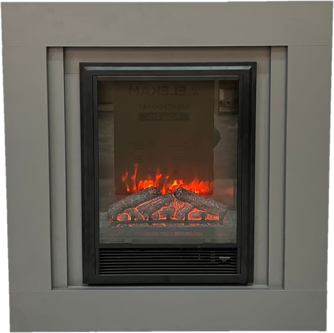 Изображение товара Каминокомплект ELEKAM Linec с очагом Pulsar 23G 1500Вт графитовый