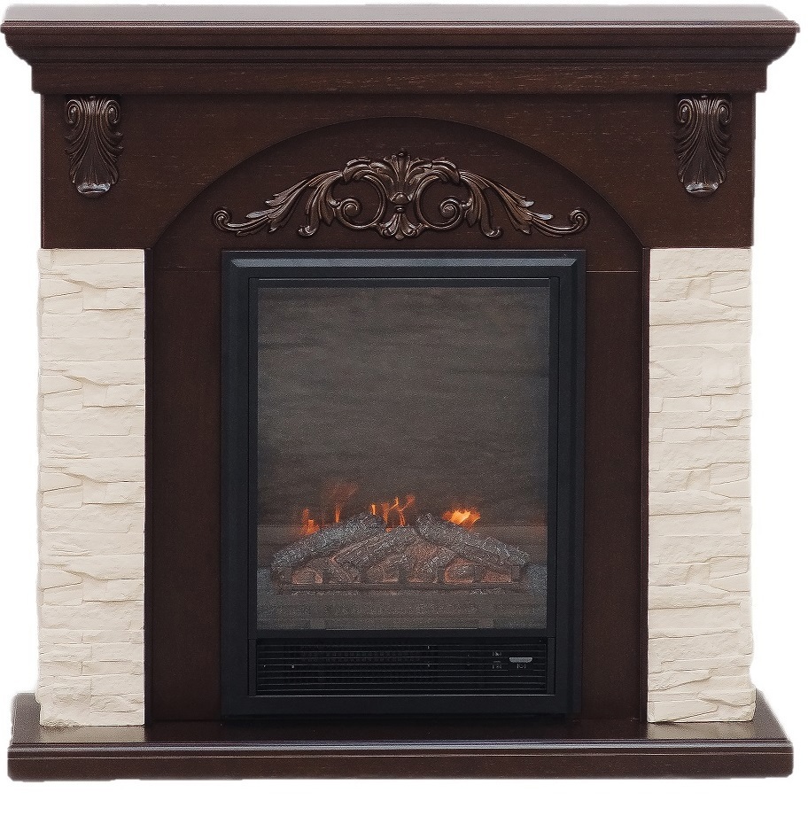 Изображение товара Каминокомплект Elekam Avalon с очагом Pulsar 23G, темный дуб, 1800Вт