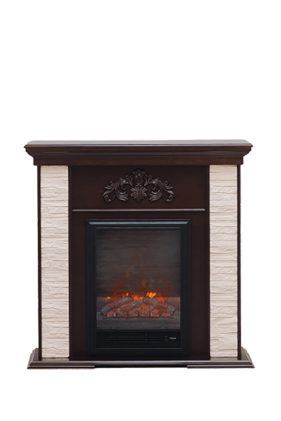 Изображение товара Каминокомплект Elekam Marseille с очагом Pulsar 23G 1800Вт каштан
