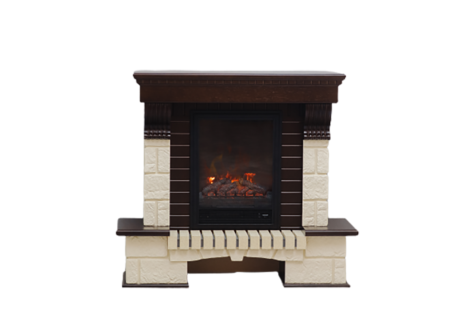 Изображение товара Каминокомплект Elekam Premier с очагом Pulsar 23G темный дуб электрокамин