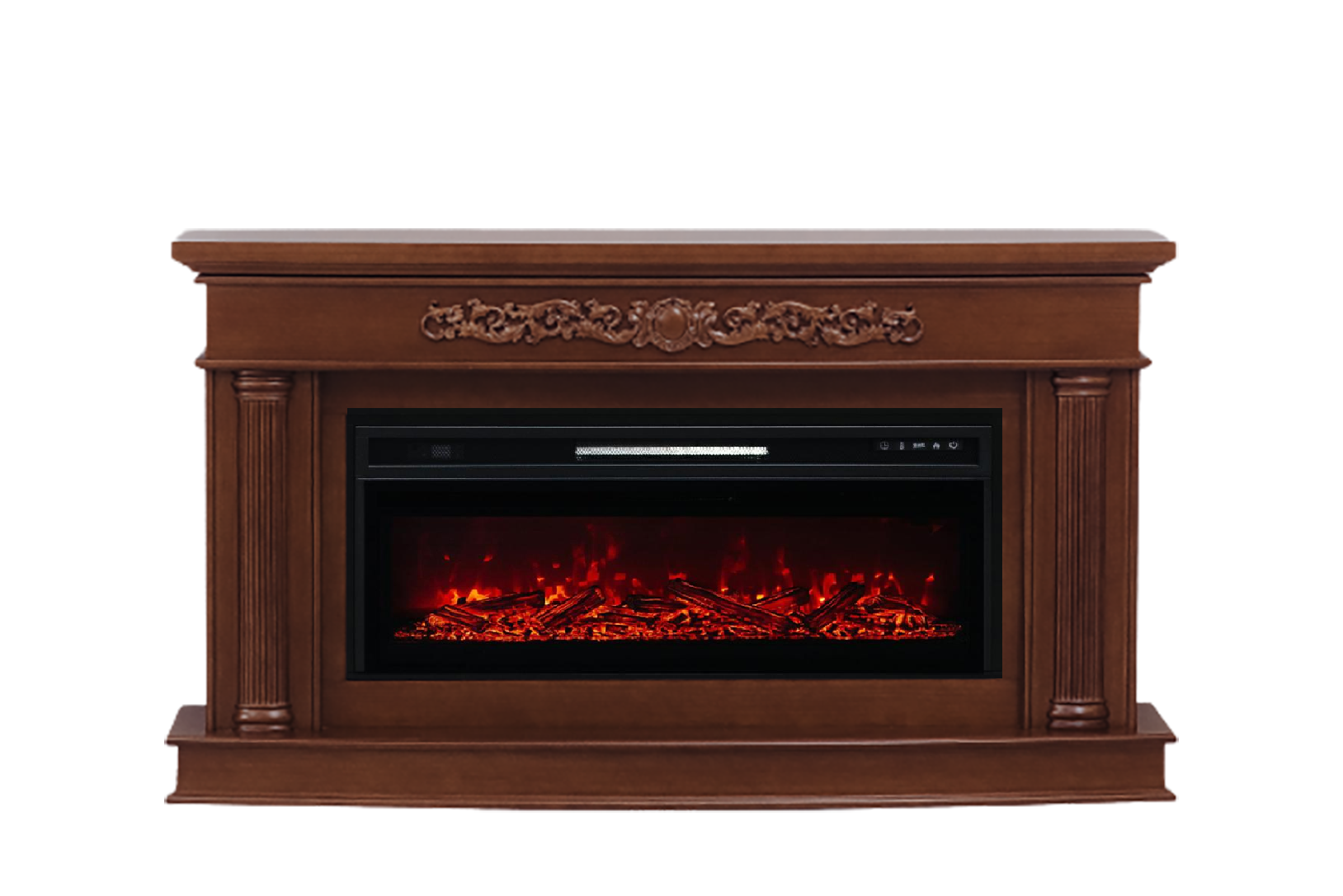 Изображение товара Каминокомплект Elekam Gloria Plus с очагом Pulsar 38 1800Вт цвет дуб