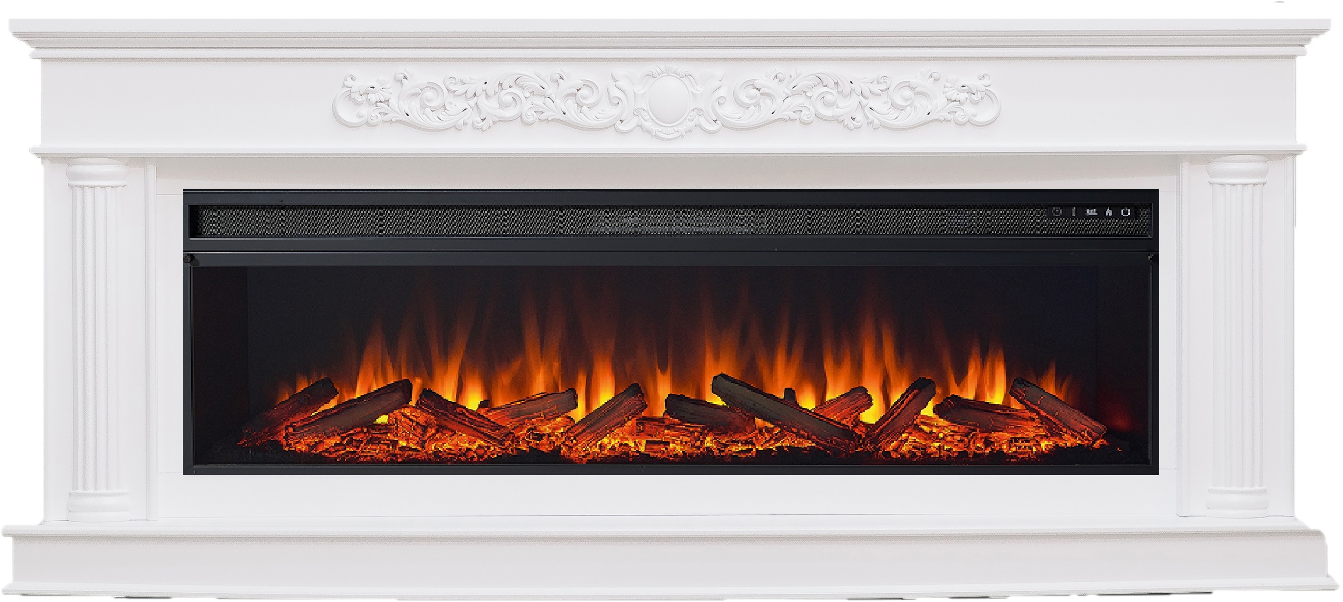 Изображение товара Электрокамин комплект Elekam Gloria Plus с очагом Pulsar 60 белый