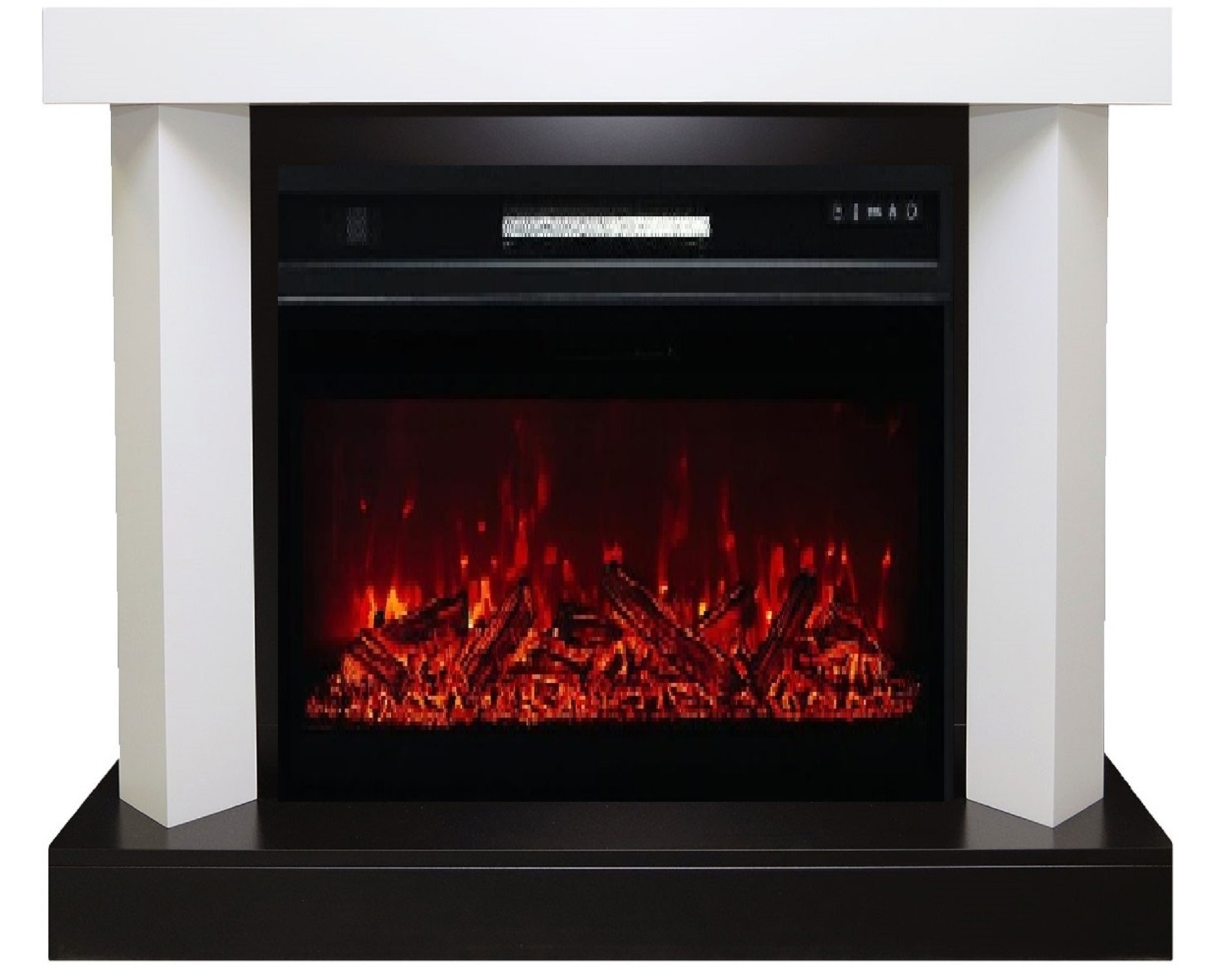 Изображение товара Каминокомплект Elekam Nelson с очагом Pulsar 23 1800Вт бело-черный
