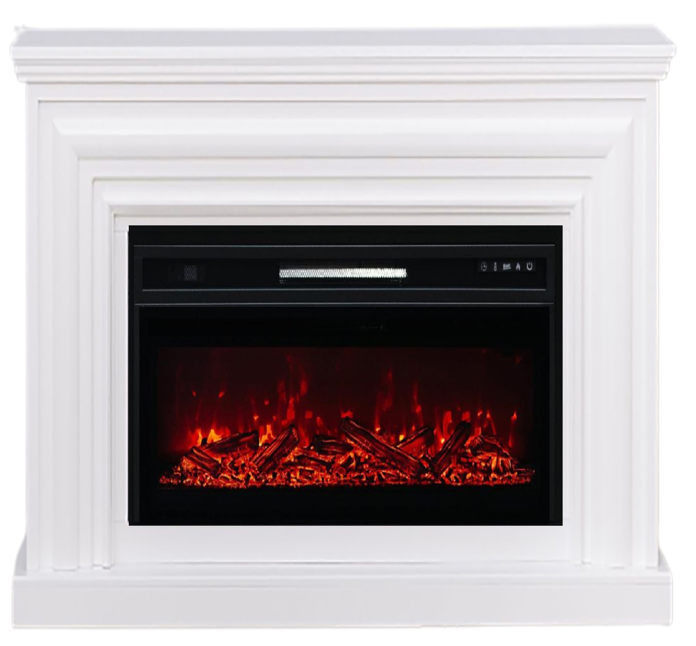 Изображение товара Электрический камин-комплект Elekam Vakanda с очагом Pulsar 23 1800Вт белый