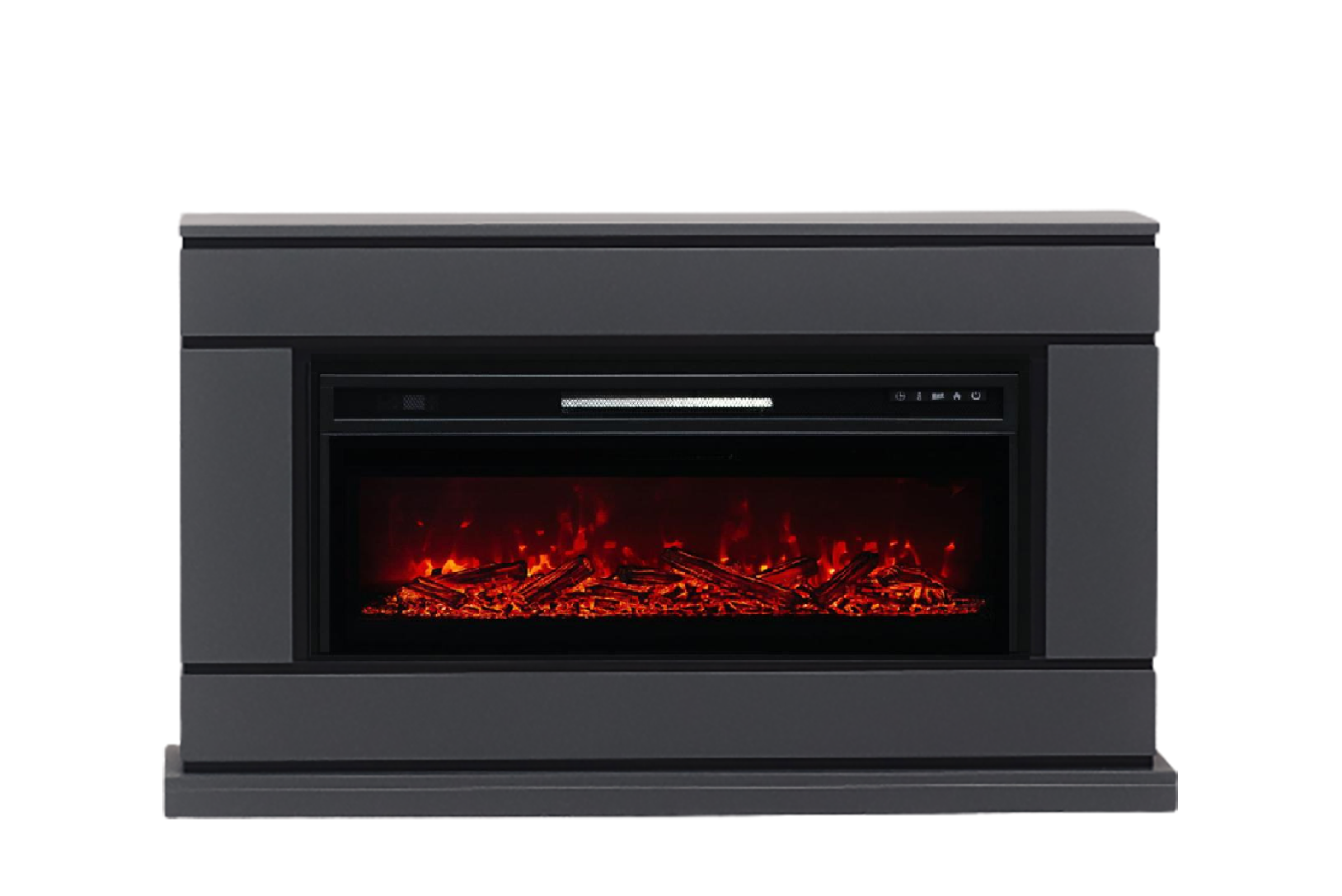 Изображение товара Каминокомплект Elekam Bertino с очагом Pulsar 40 графитовый 1500Вт