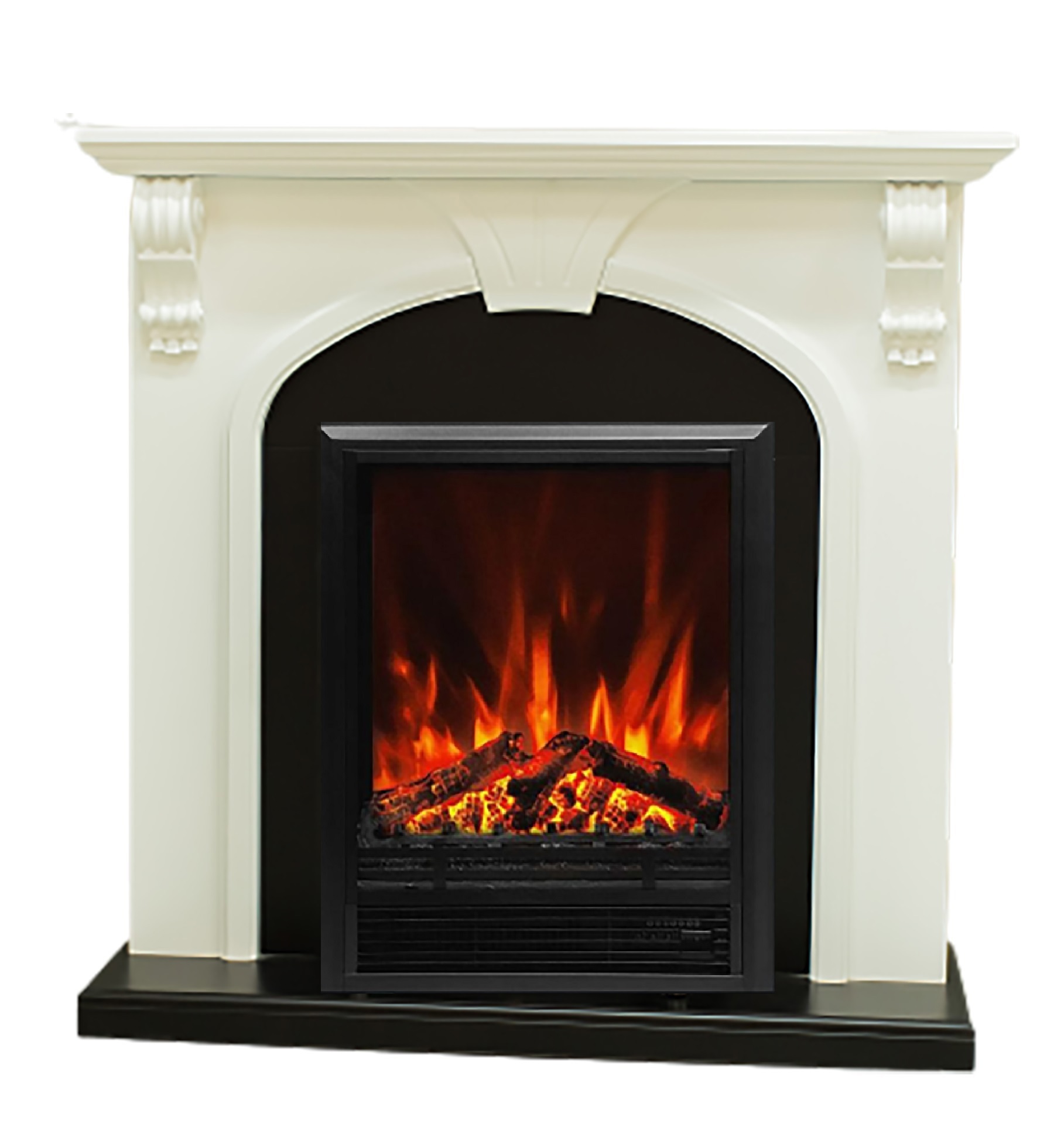 Изображение товара Каминокомплект Elekam Riverton с очагом Pulsar 23G бежевый стильный и надежный