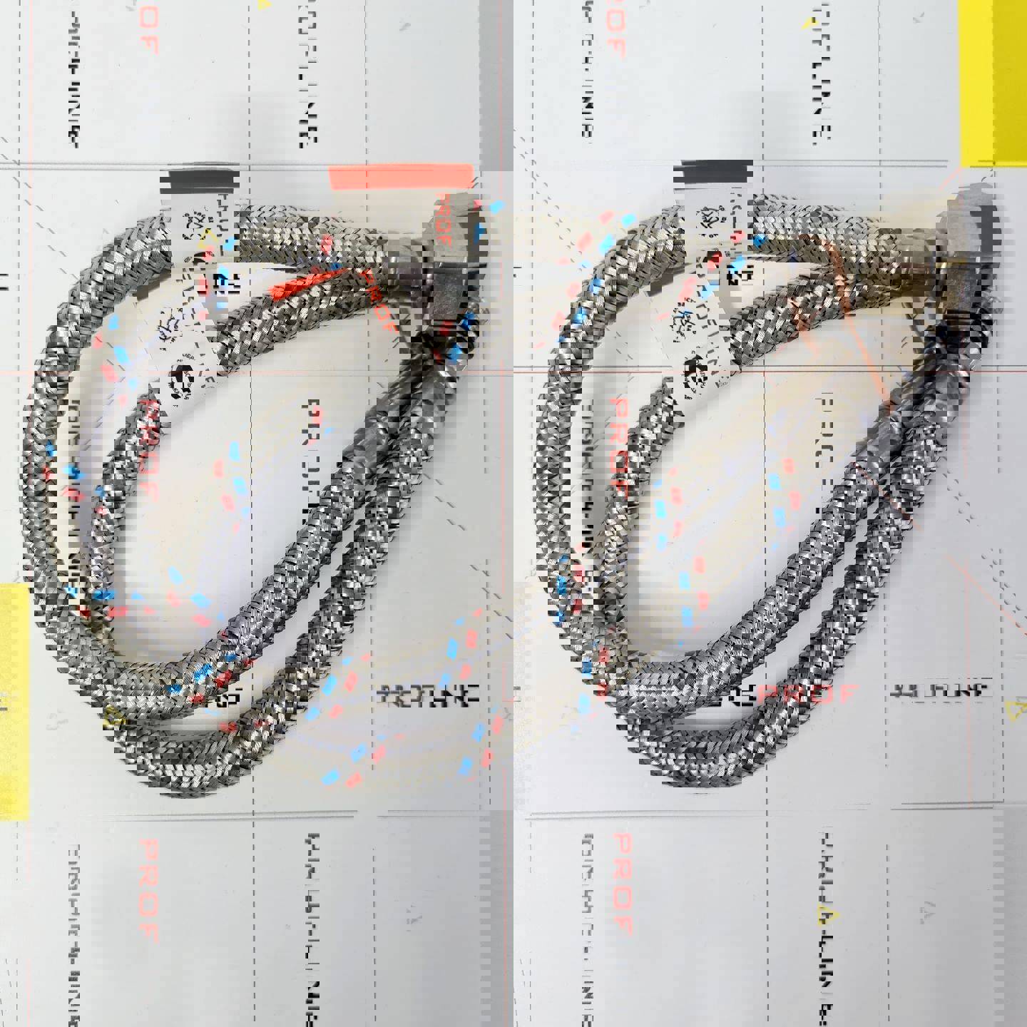 Изображение товара Гибкая подводка для воды Profline 100 см гайка-штуцер М10 2 шт Россия