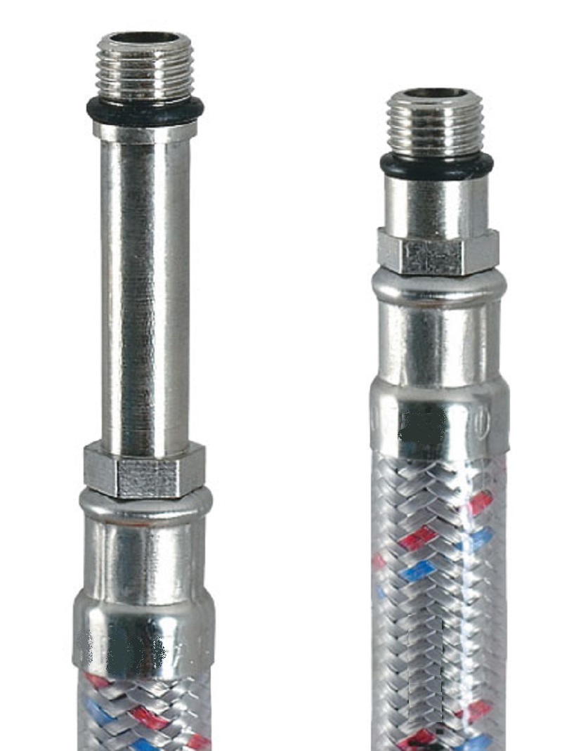 Изображение товара Гибкая подводка для воды Profline 50 см 1/2" наружная-внутренняя резьба Россия