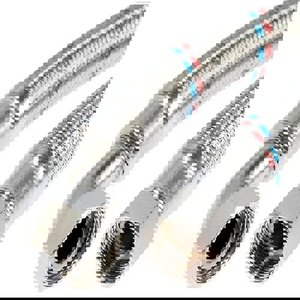 Изображение товара Гибкая подводка для воды Profline Гигант 60 см внутренняя резьба 1 дюйм нержавеющая сталь